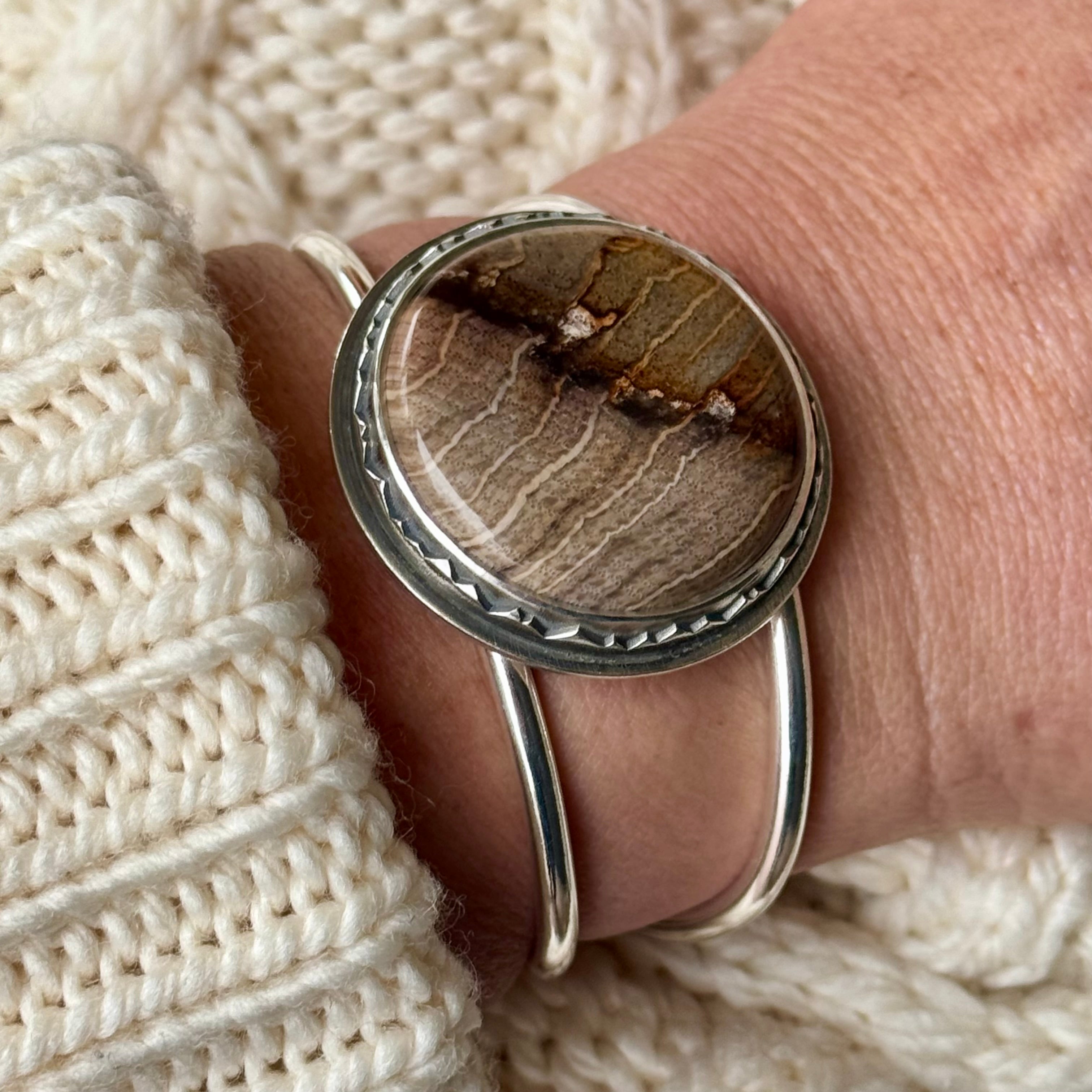 Petrified Wood Bracelet