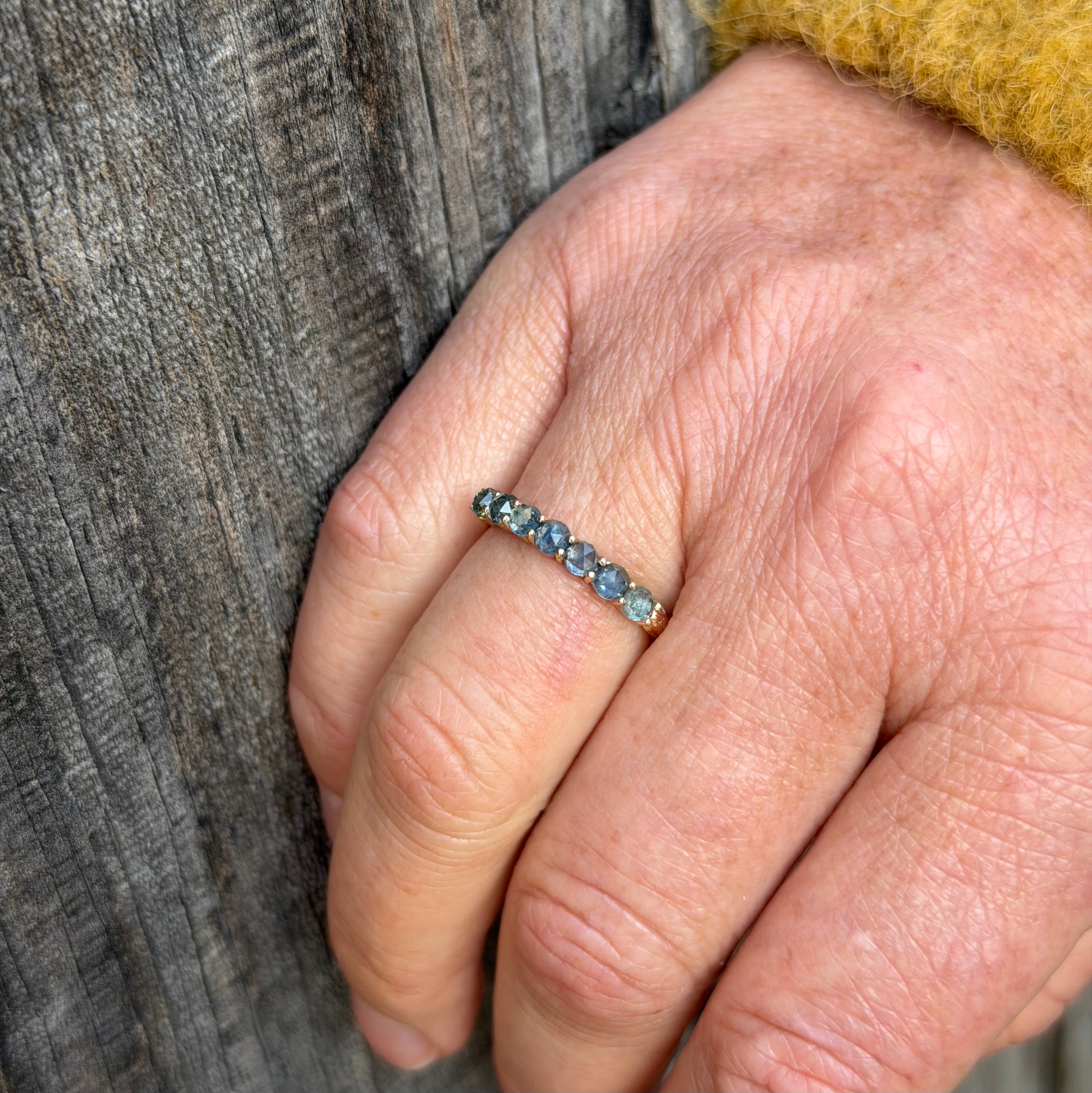 Deep Roots Montana Sapphire Band