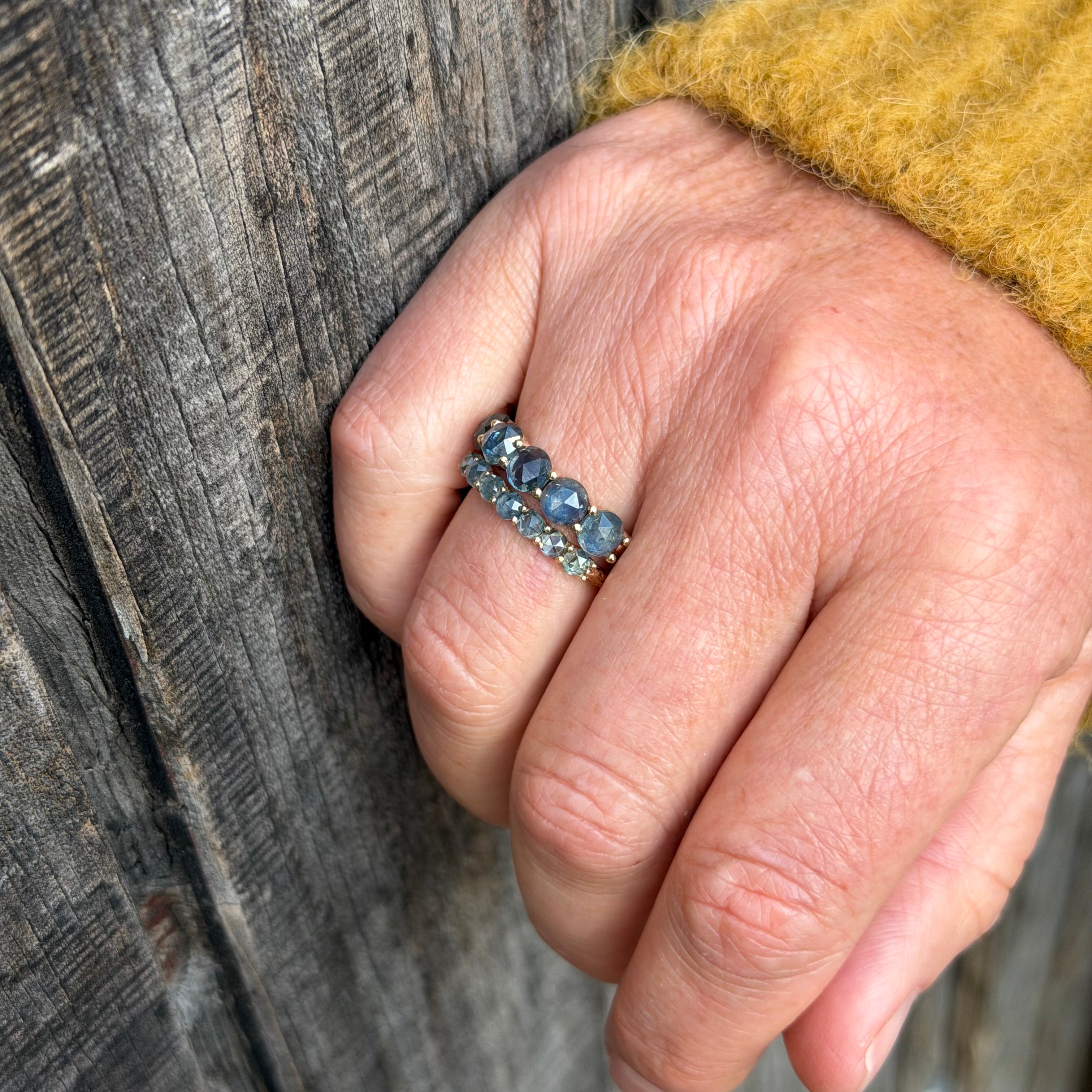 Deep Roots Montana Sapphire Band