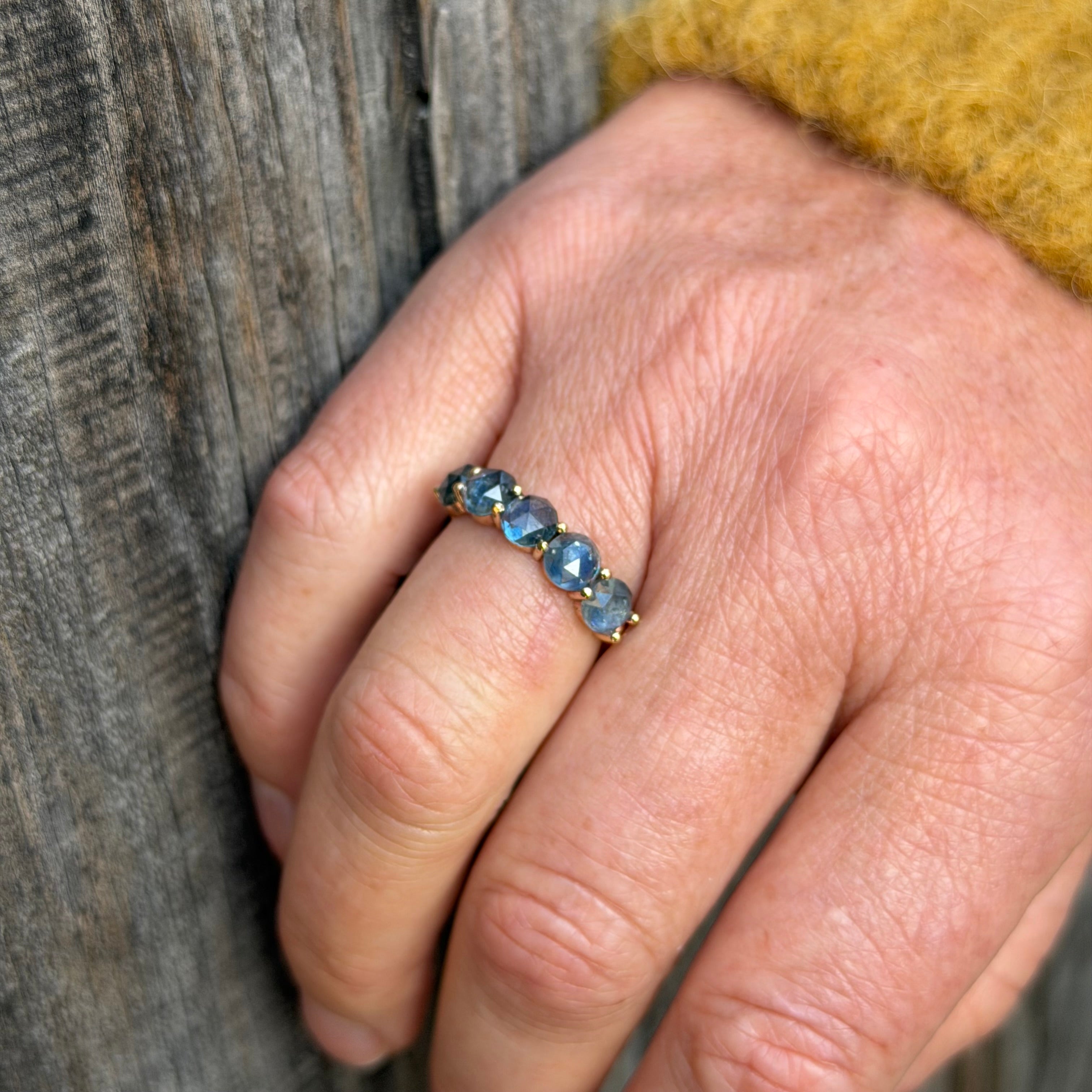 Deep Roots Montana Sapphire Band