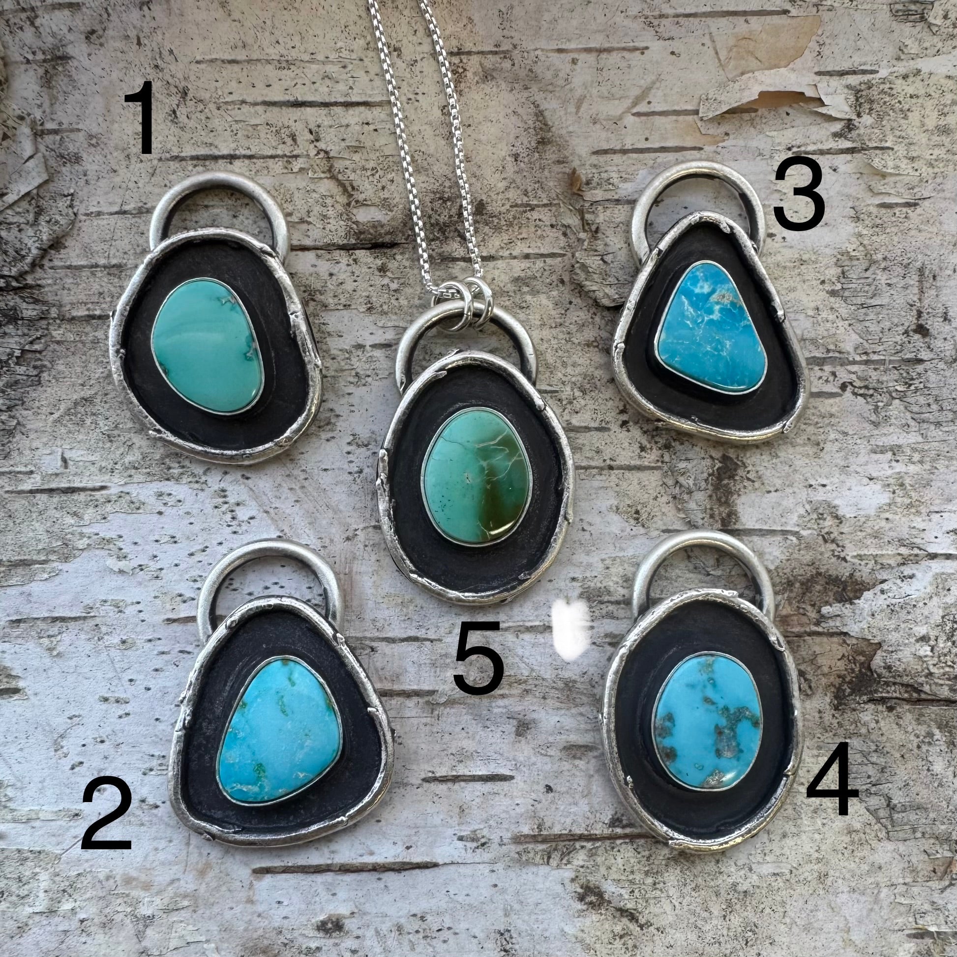 Sage and Sky Necklace