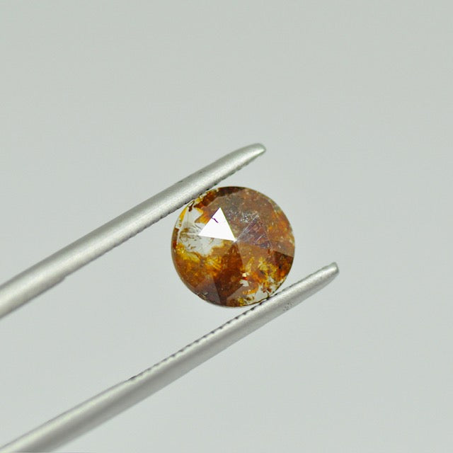 1.13 CT Salt and Pepper Rose Cut Diamond