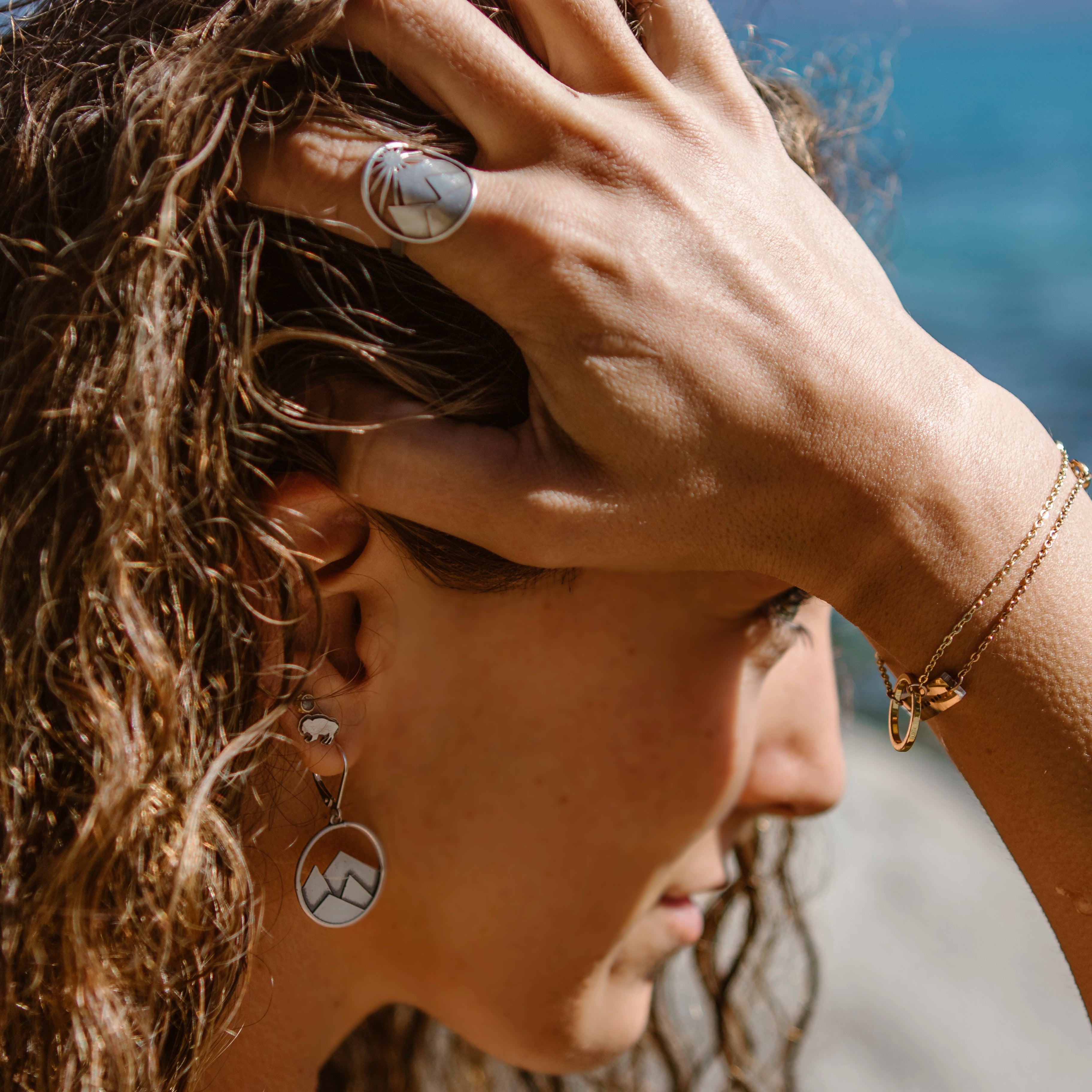 Mountain Sunrise Ring