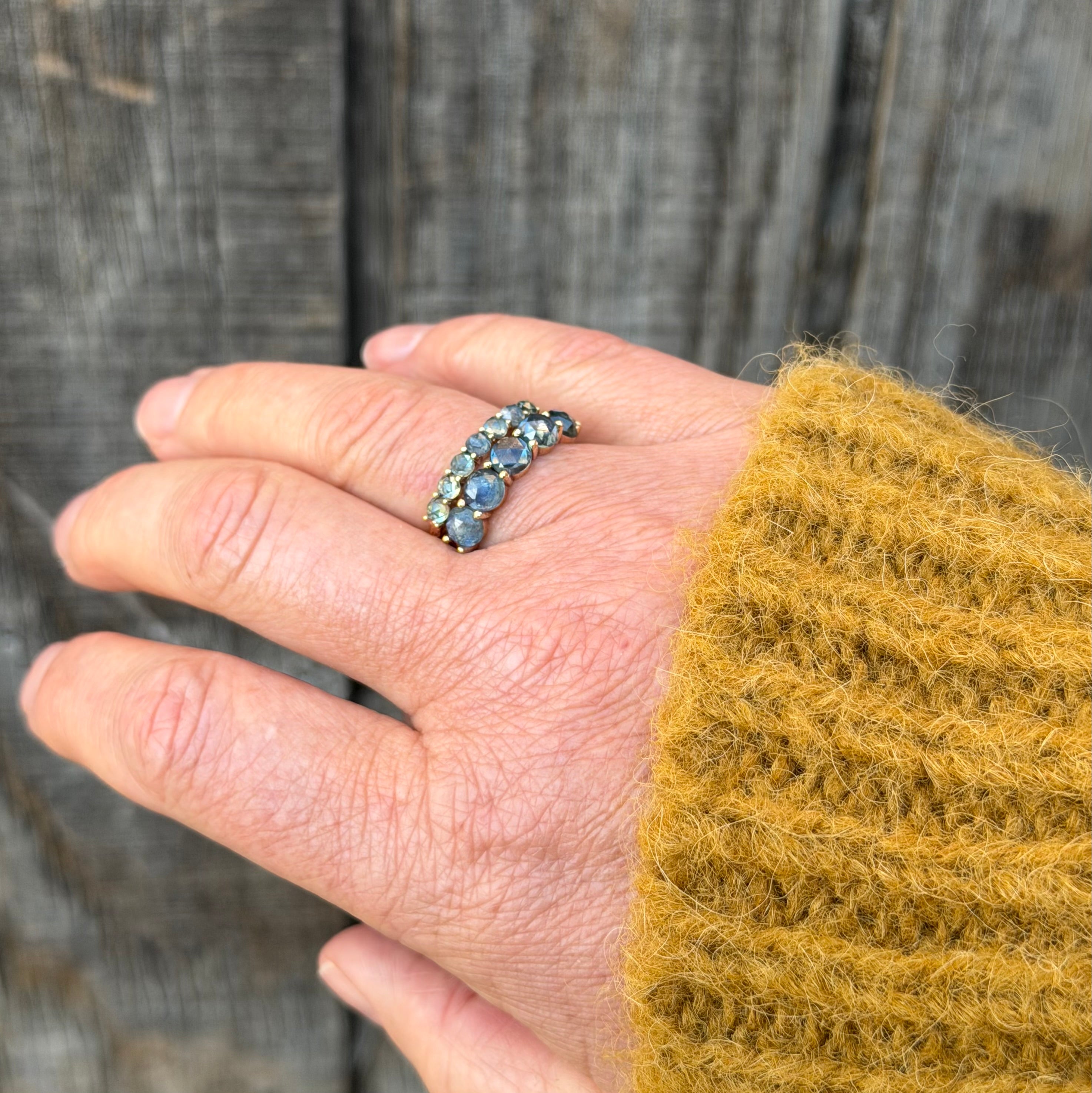 Deep Roots Montana Sapphire Band