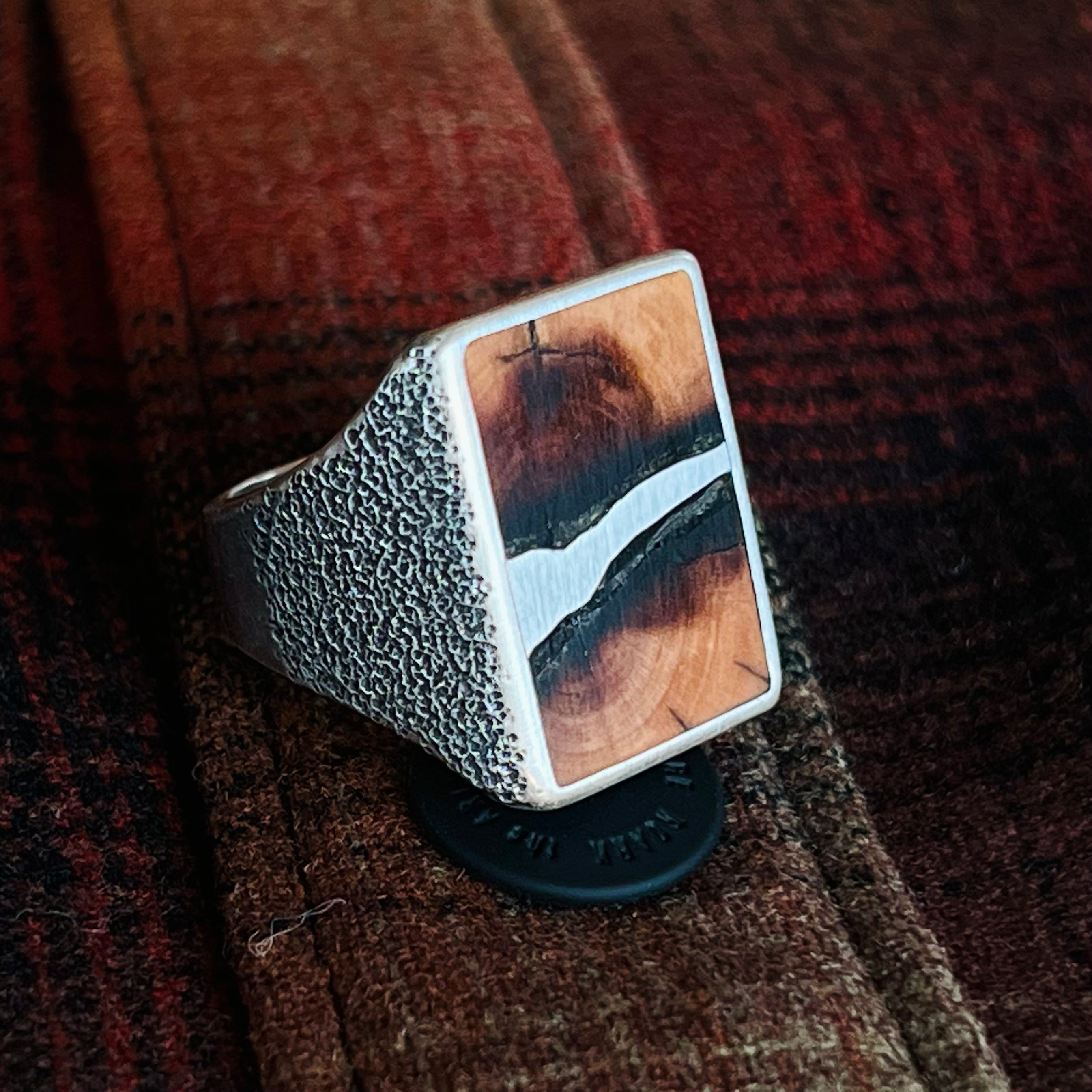 Wood Kintsugi Signet