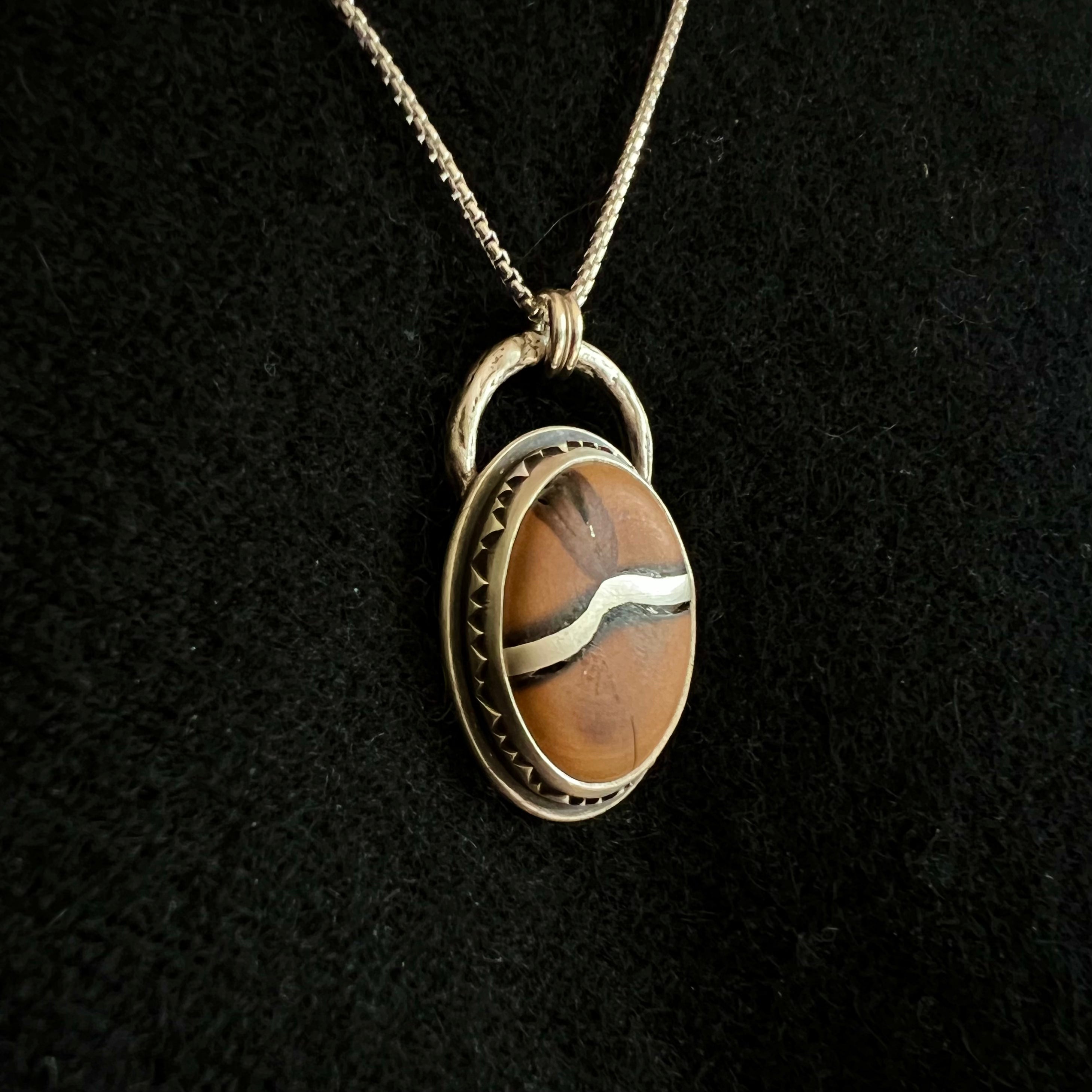 Wood Kintsugi Necklace