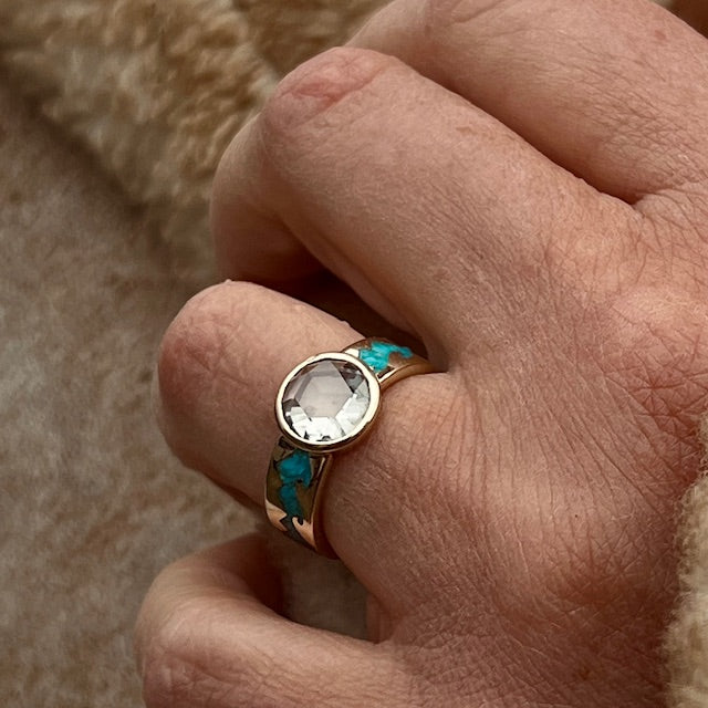 Mountains Above Sea Below Diamond Ring