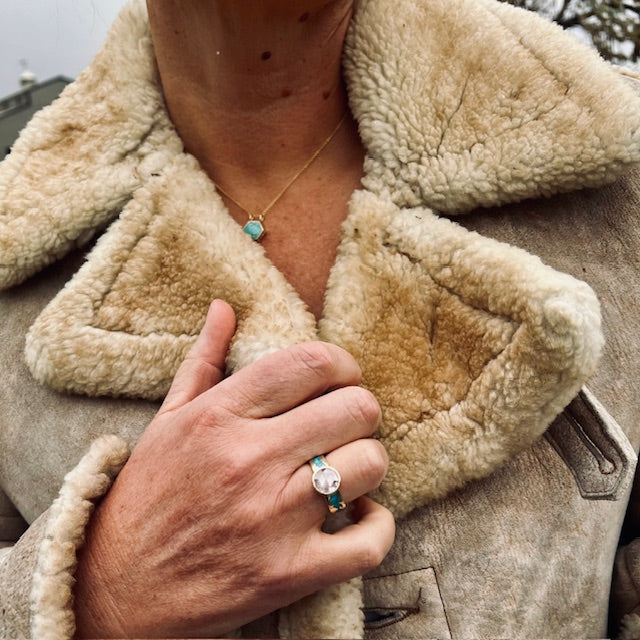 Mountains Above Sea Below Diamond Ring