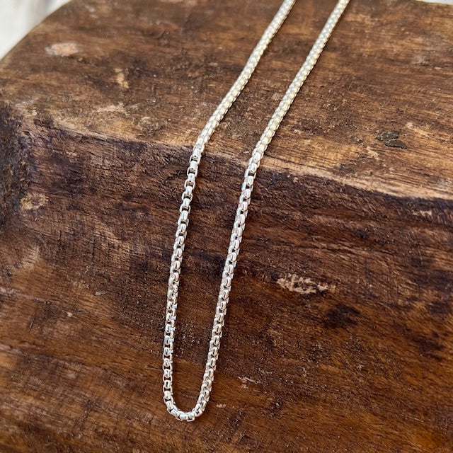 Sterling Silver 2.1 Rounded Box Chain
