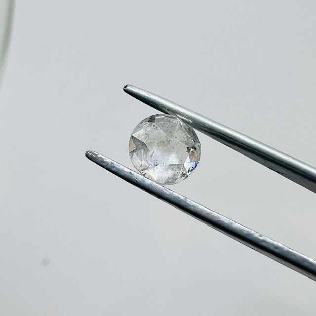 1.15 CT Rose Cut Salt and Pepper Diamond