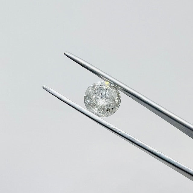 1.56 CT Brilliant Cut Salt and Pepper Diamond
