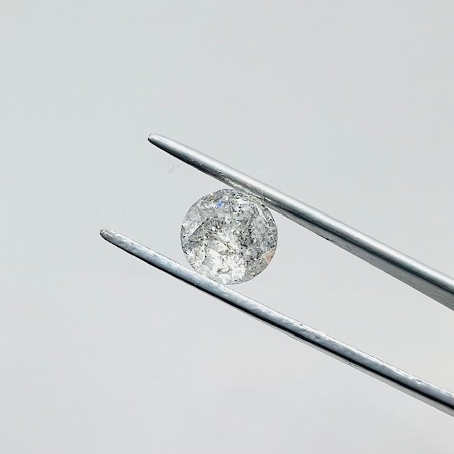1.4 CT Brilliant Cut Salt and Pepper Diamond