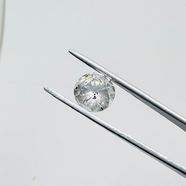 1.53 Brilliant Cut Salt and Pepper Diamond