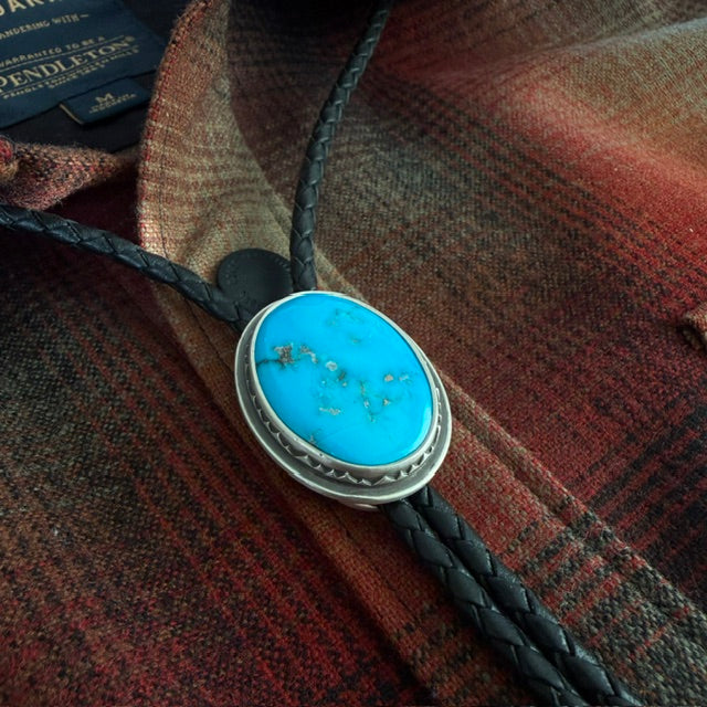 Kingman Turquoise Bolo
