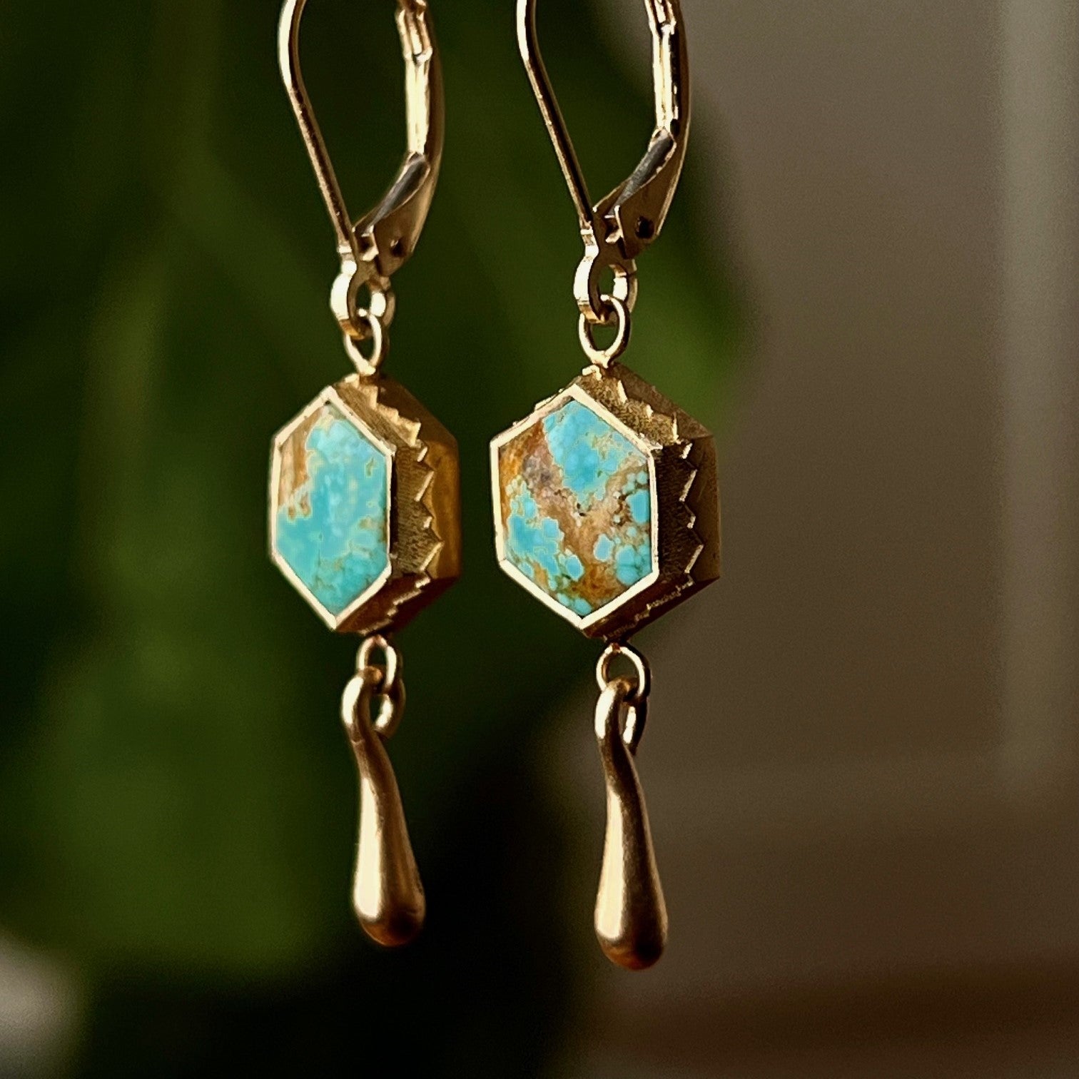 Turquoise Honey Drops