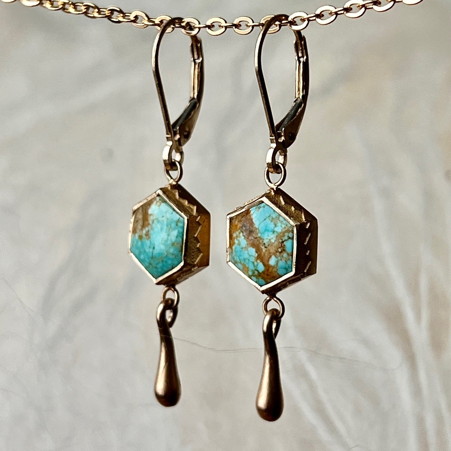 Turquoise Honey Drops