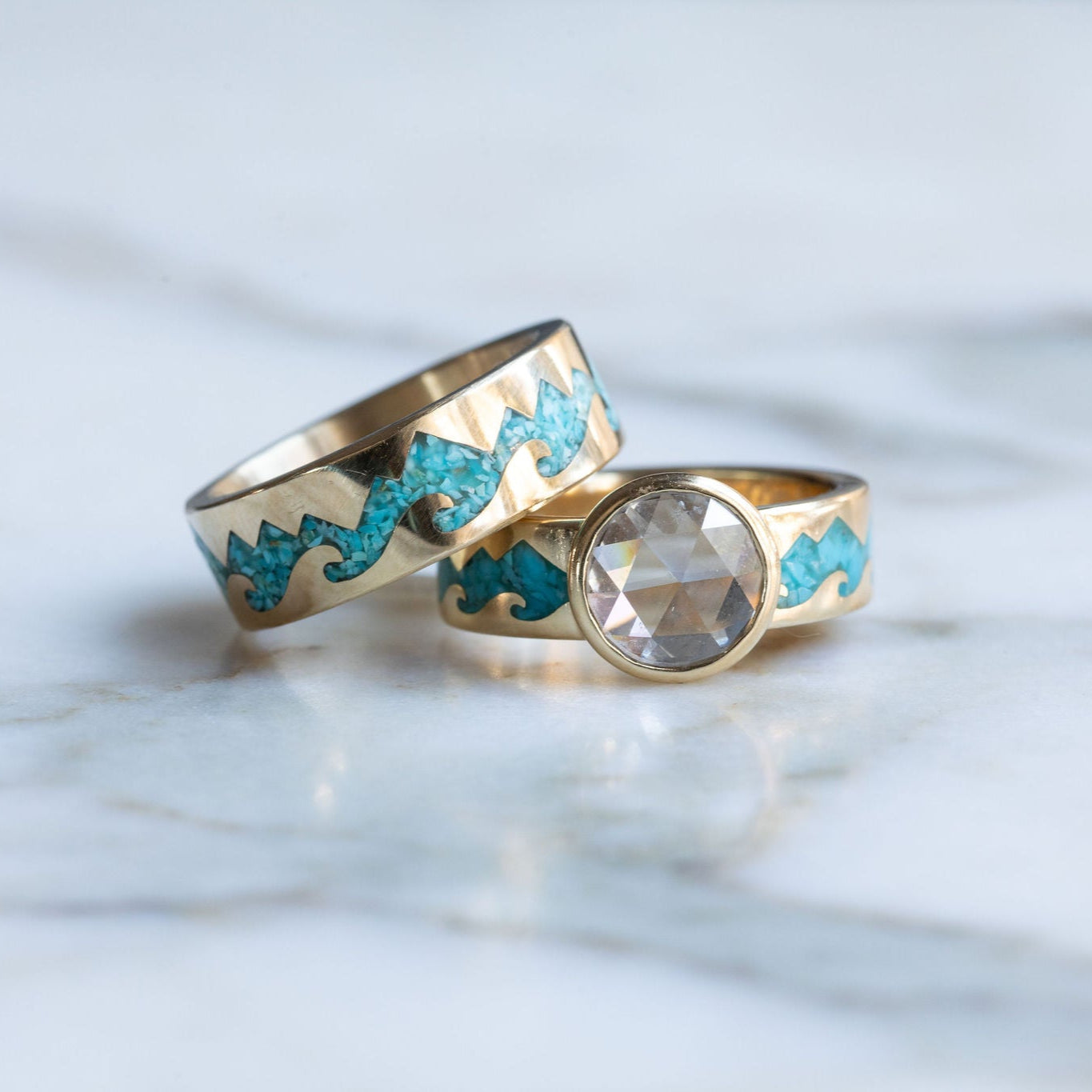 Mountains Above Sea Below Diamond Ring