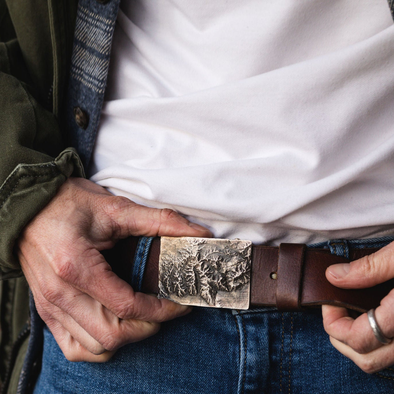 Topography Belt Buckle