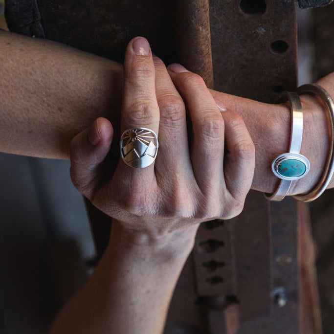 Mountain Sunrise Ring