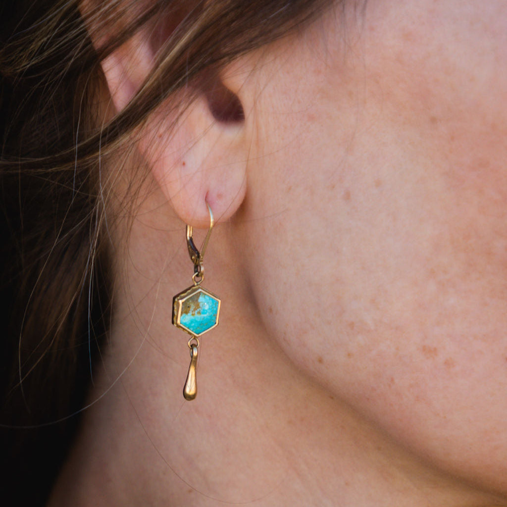 Turquoise Honey Drops