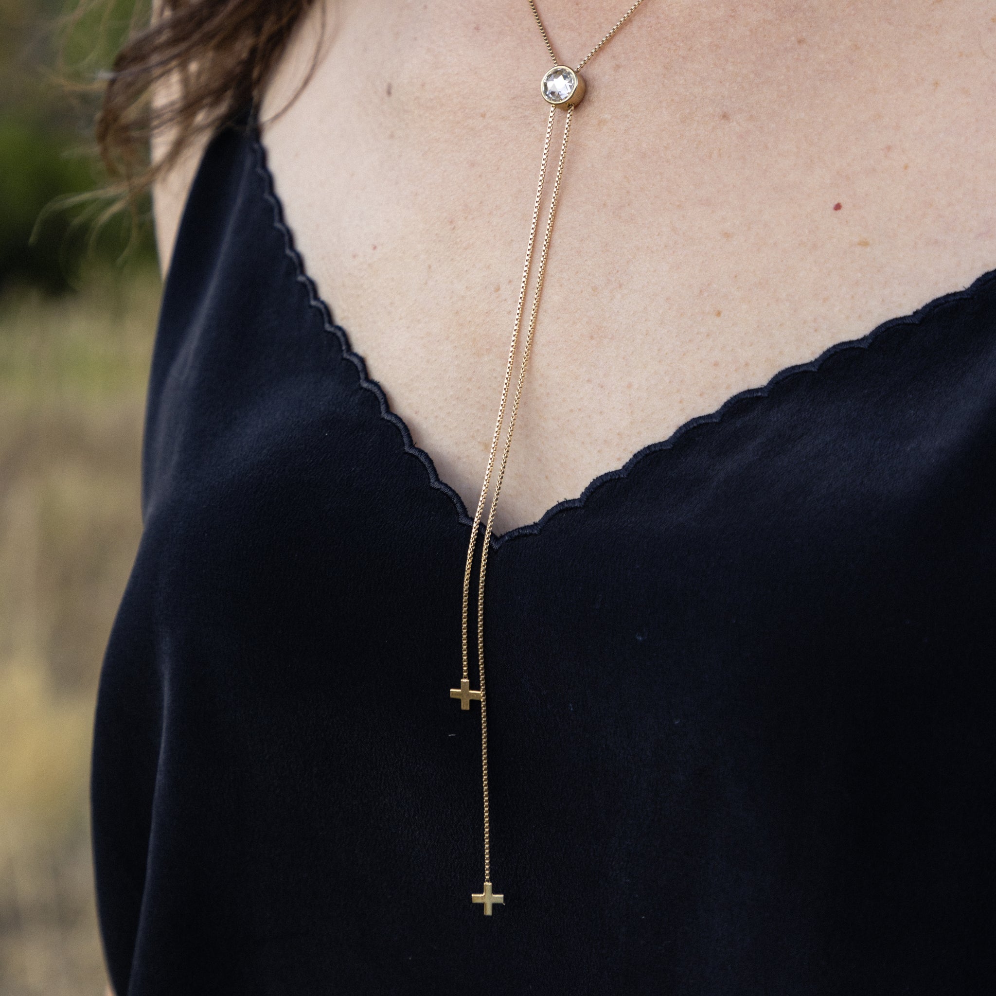 Purity Diamond Bolo Necklace main image 1