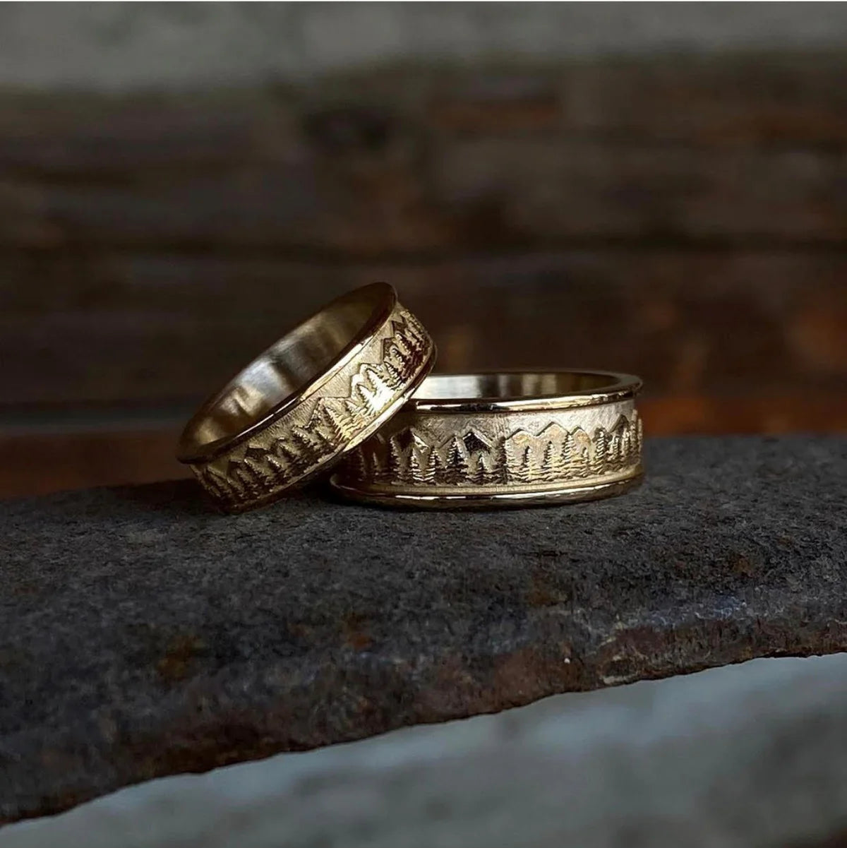 14K Gold Alpine Band