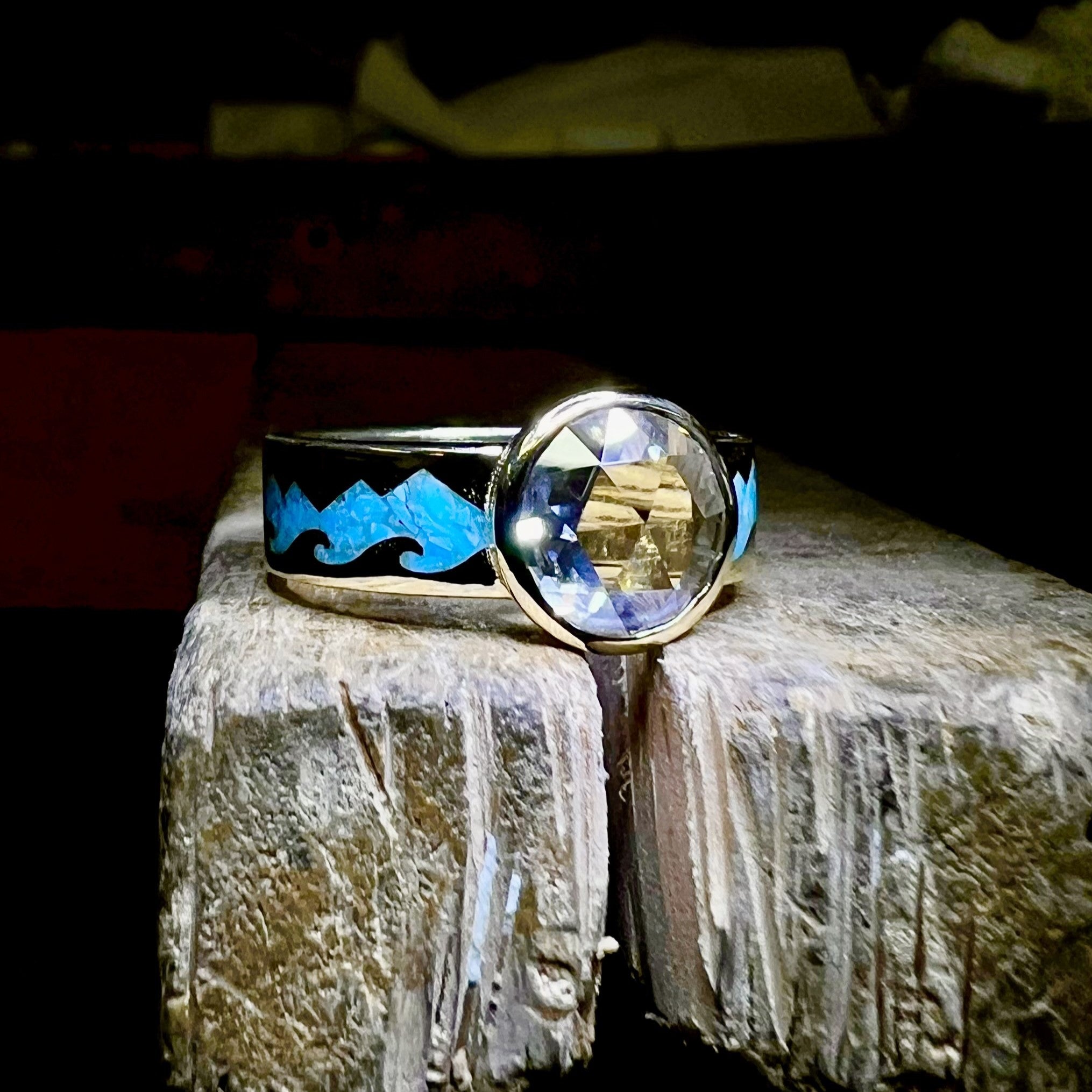 Mountains Above Sea Below Diamond Ring