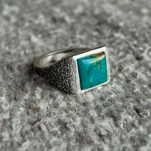 Square Turquoise Signet