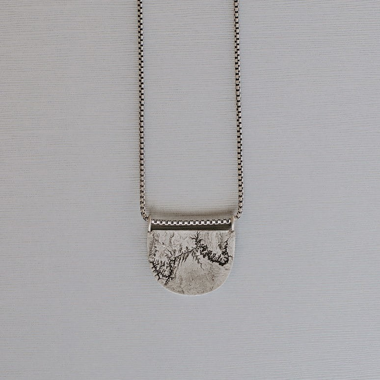 Grand Canyon Topography Necklace