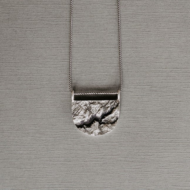 Yosemite Topography Necklace