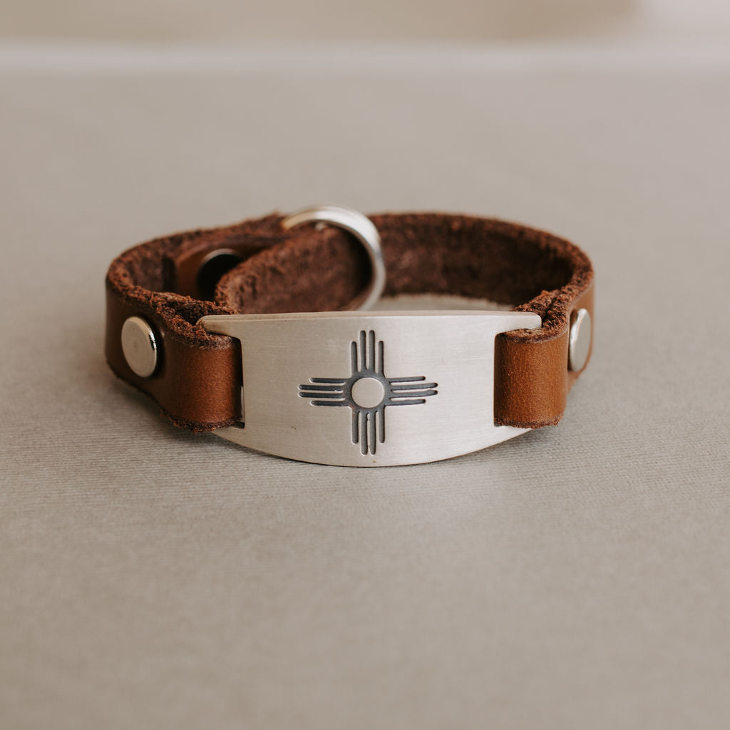 Zia Sun Leather Bracelet