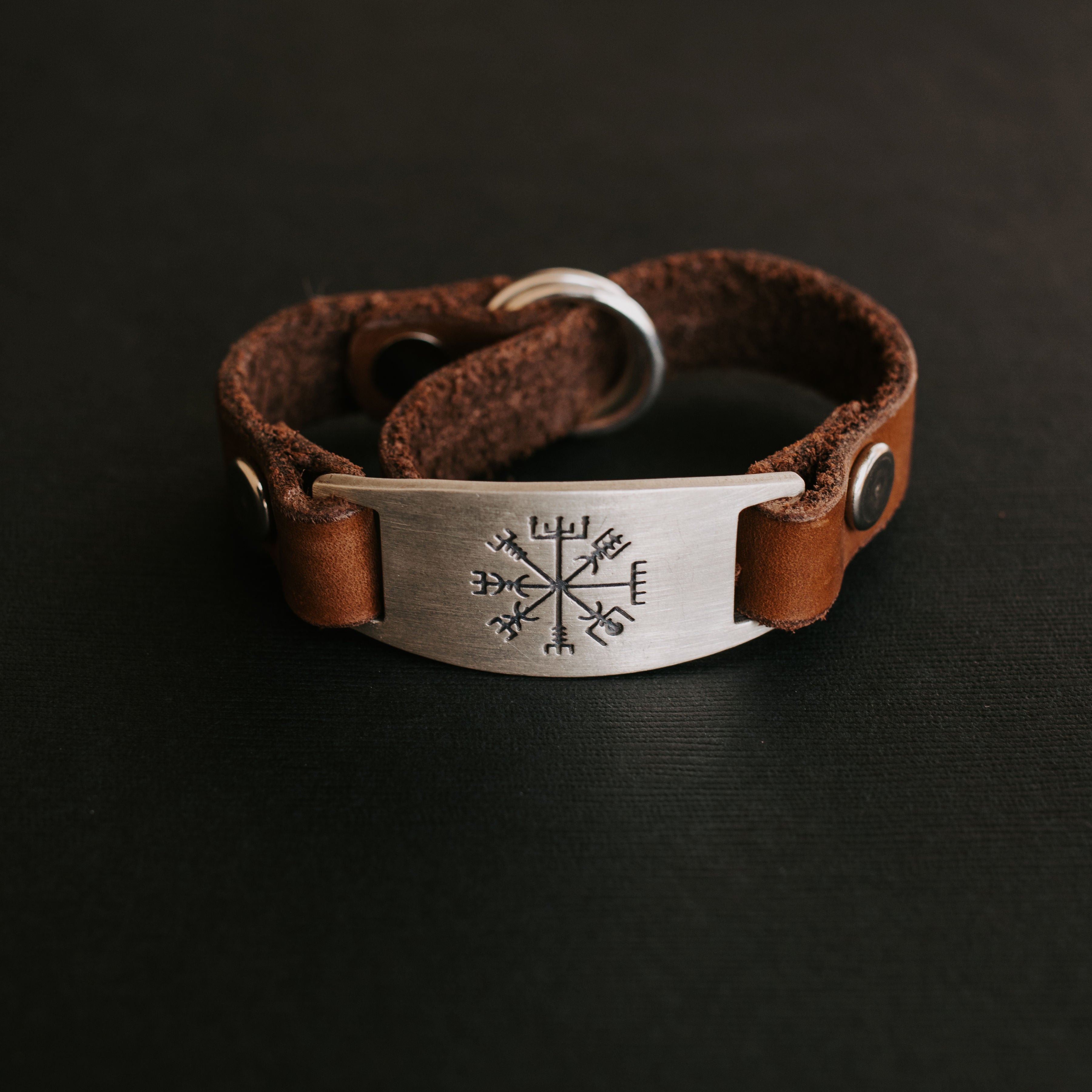 Vegvisir Leather Bracelet