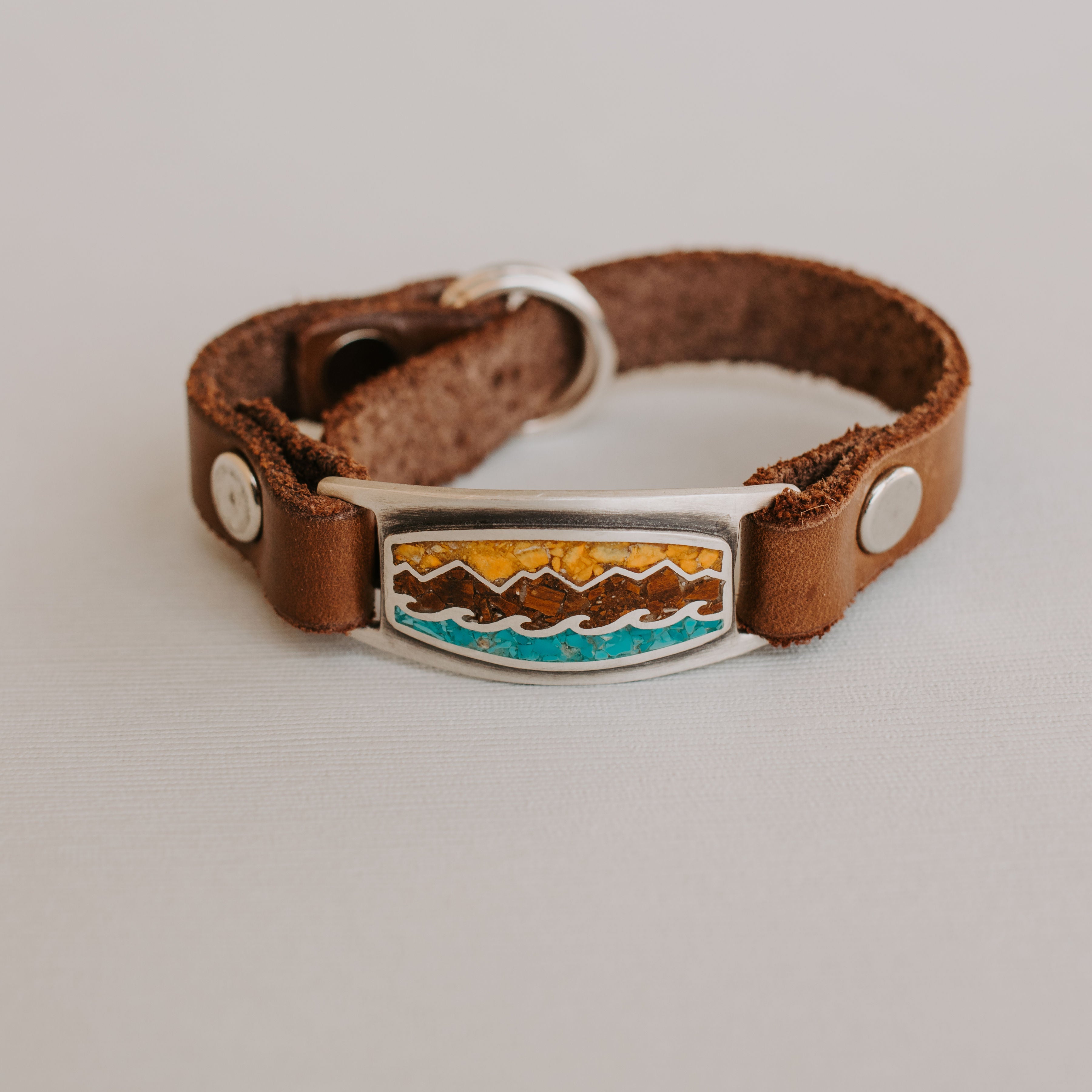 Inlay Mountain Wave Bracetlet