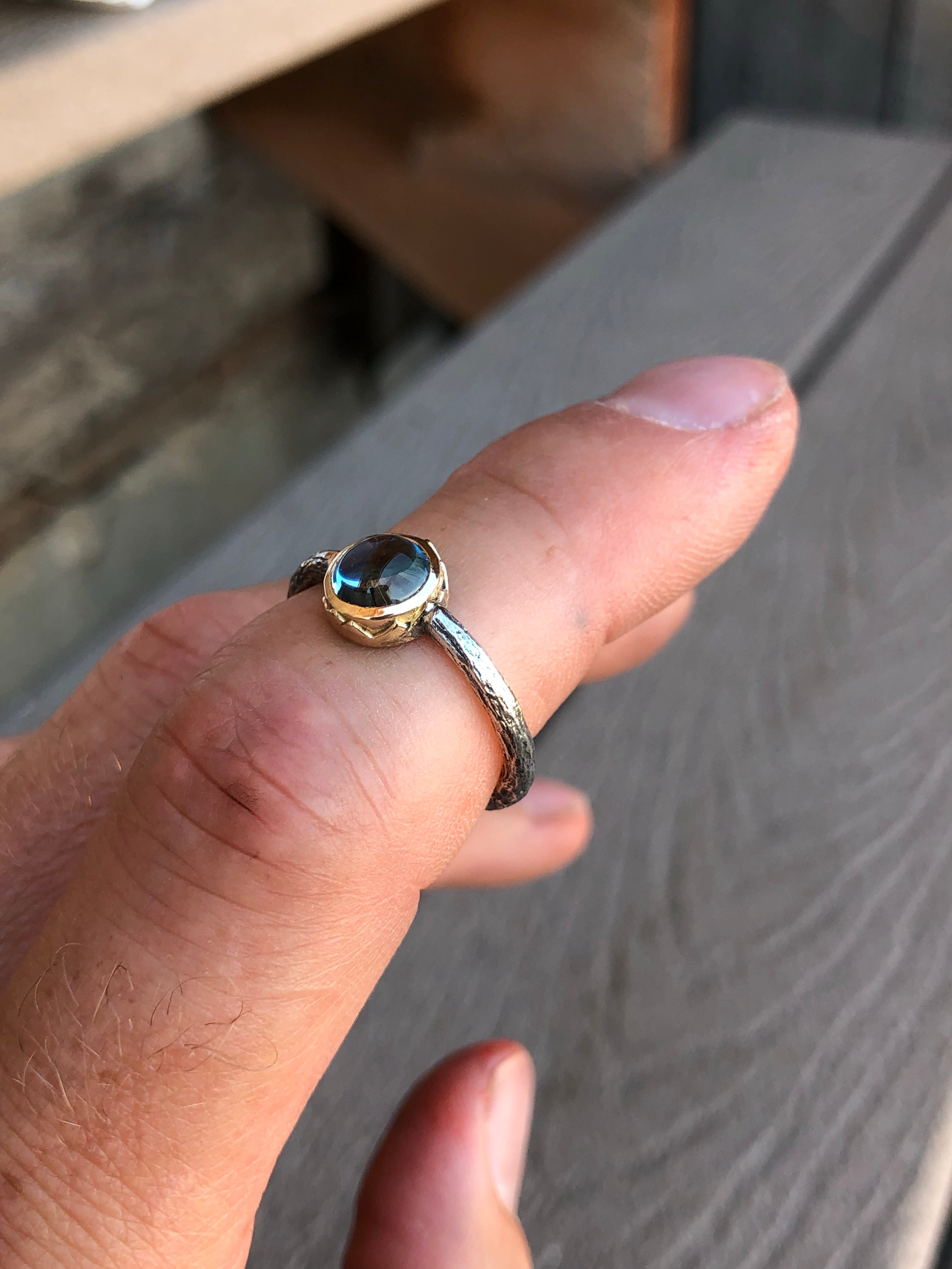 Blue Skies Mountain Ring