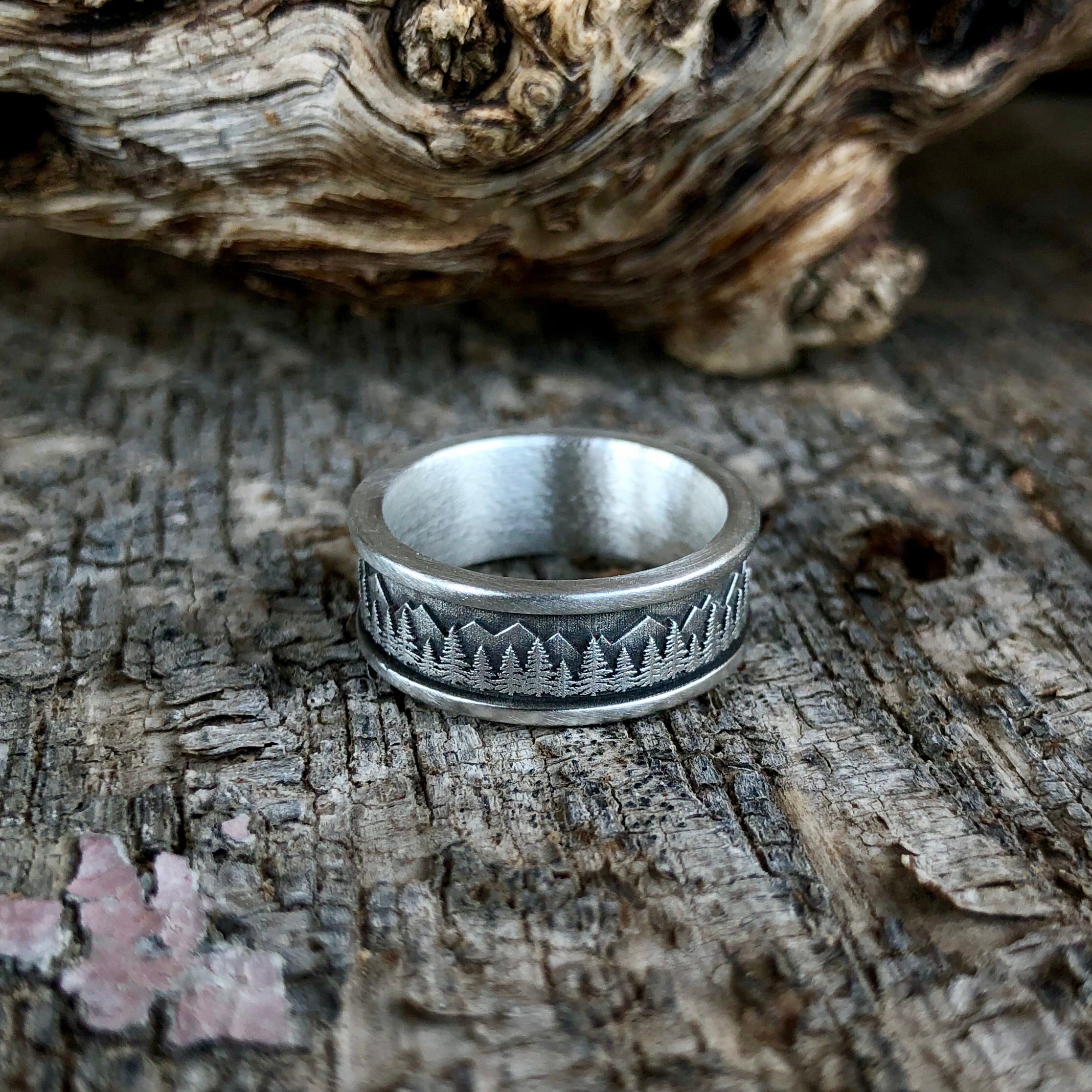 Sterling Silver Alpine Band