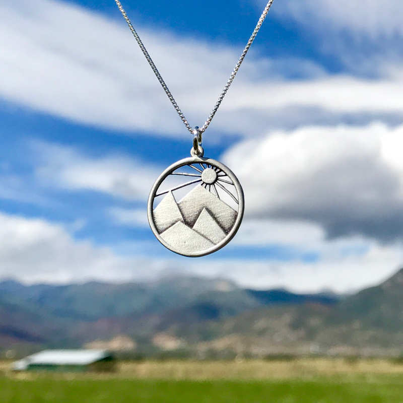 Sunrise Mountain Necklace