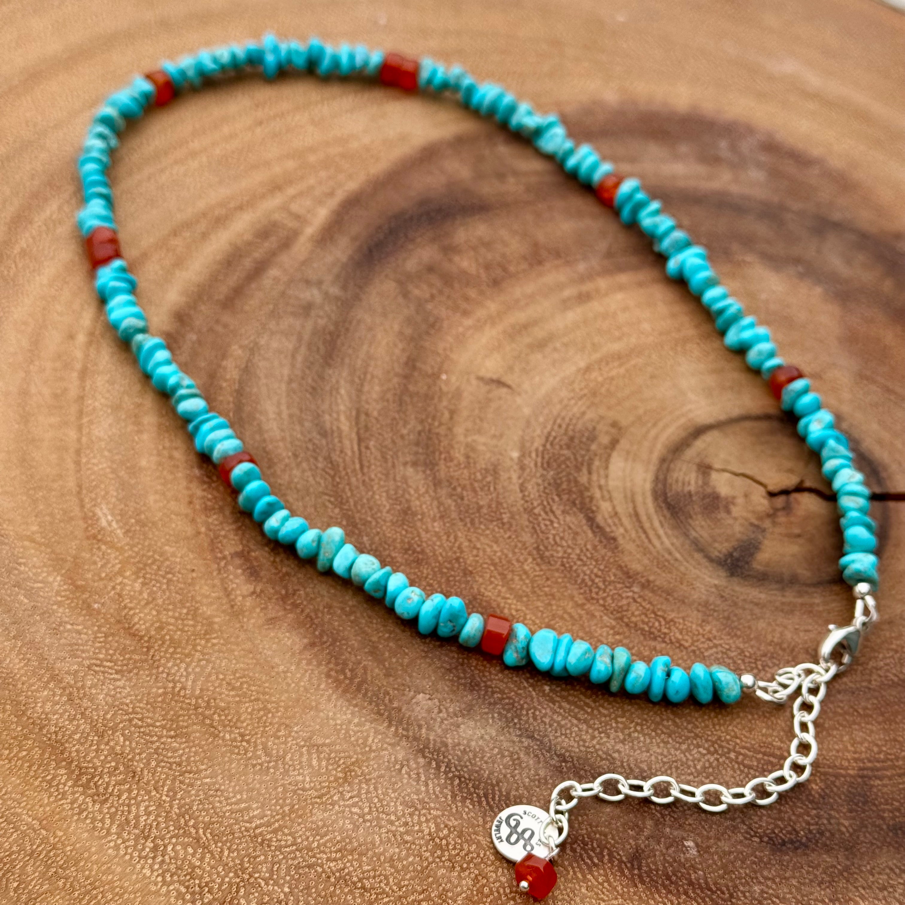 Beaded Turquoise Necklace