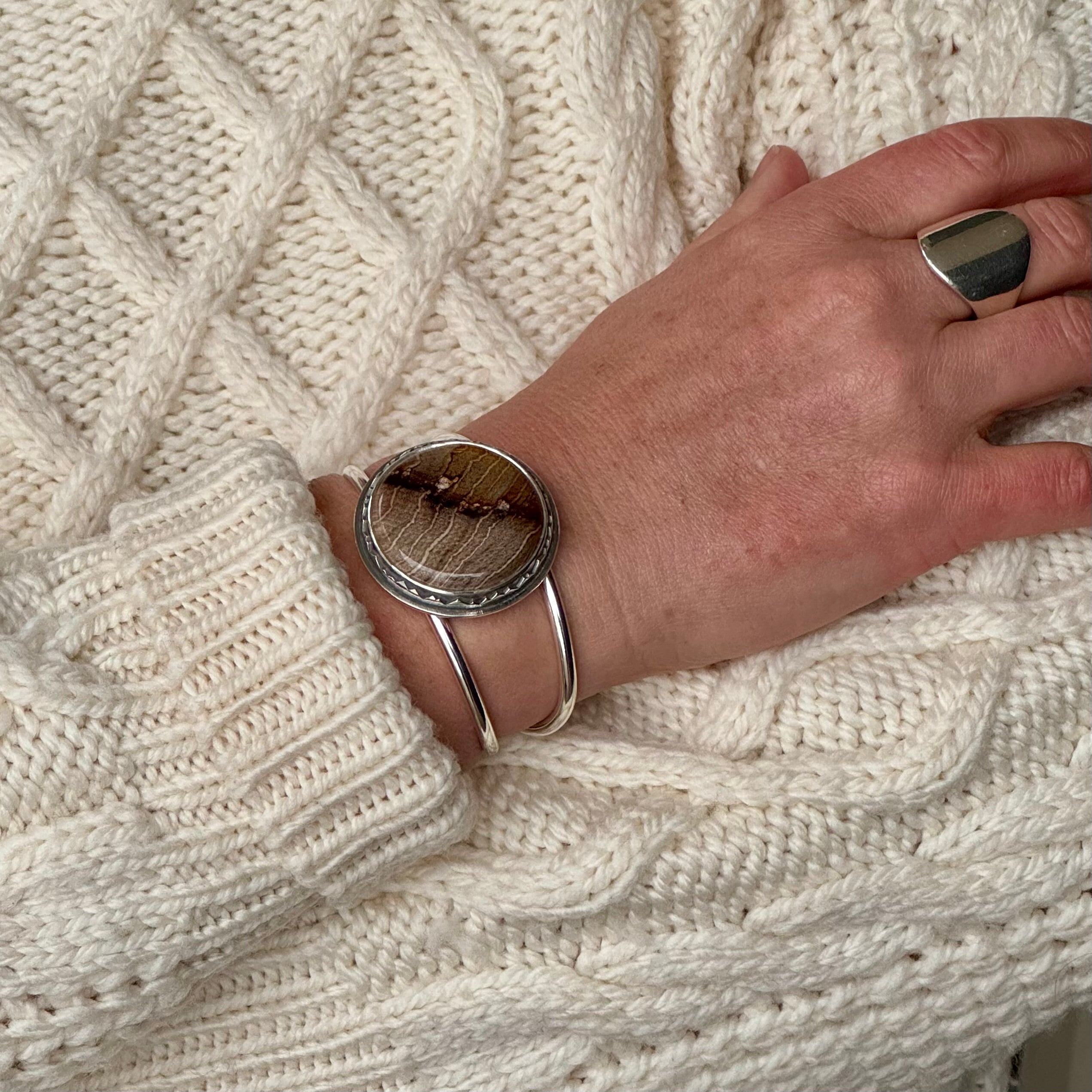 Petrified Wood Bracelet