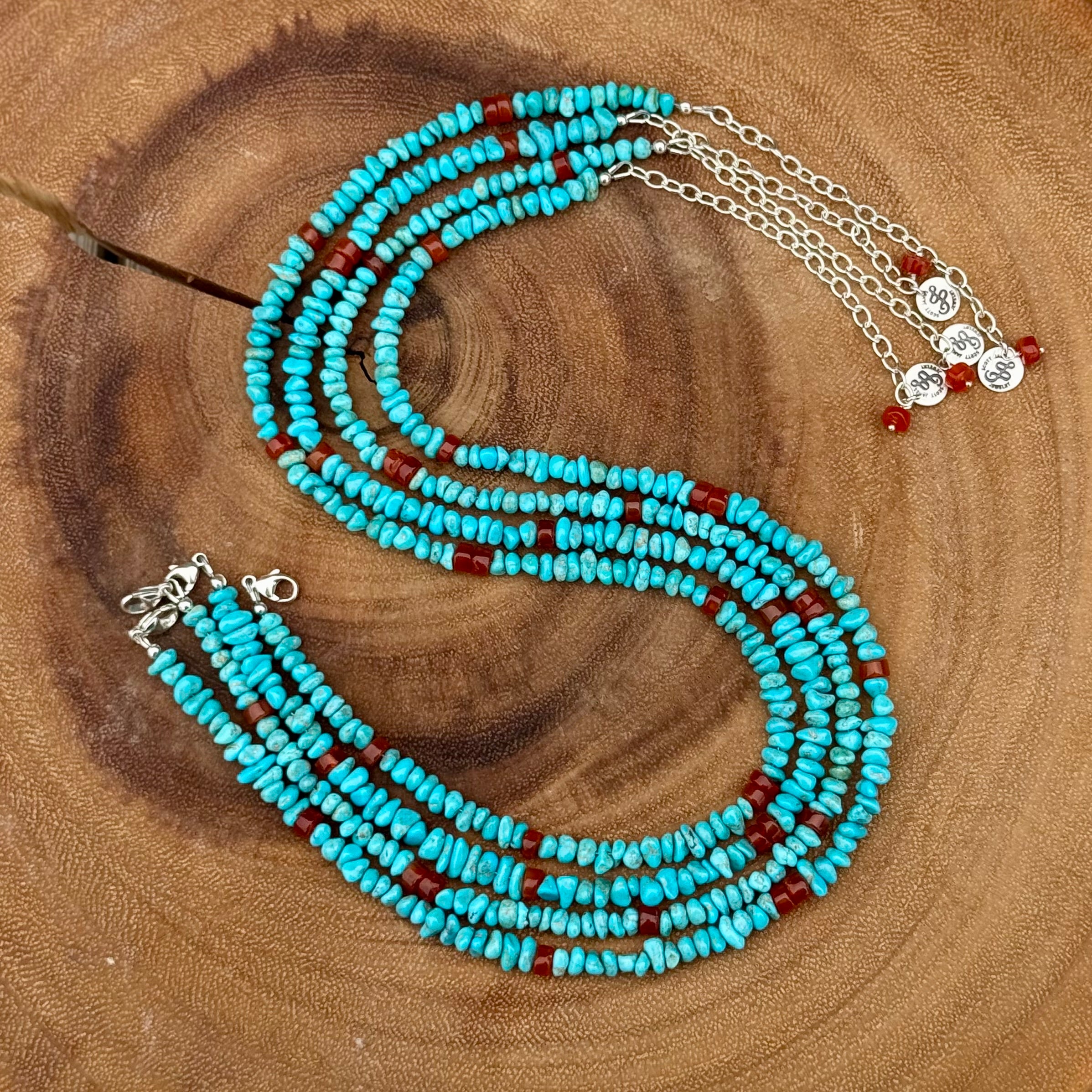 Beaded Turquoise Necklace