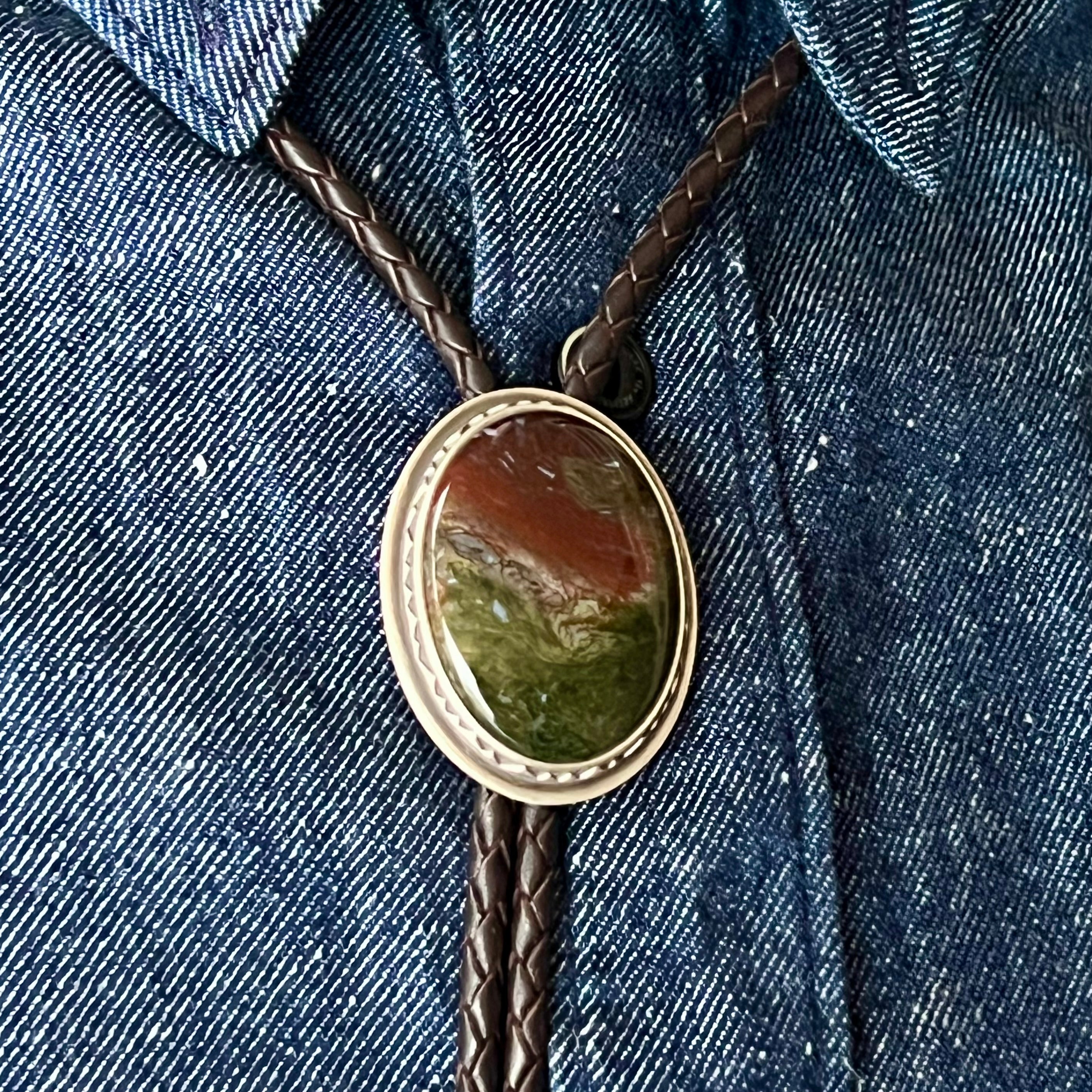 Moss Agate Bolo