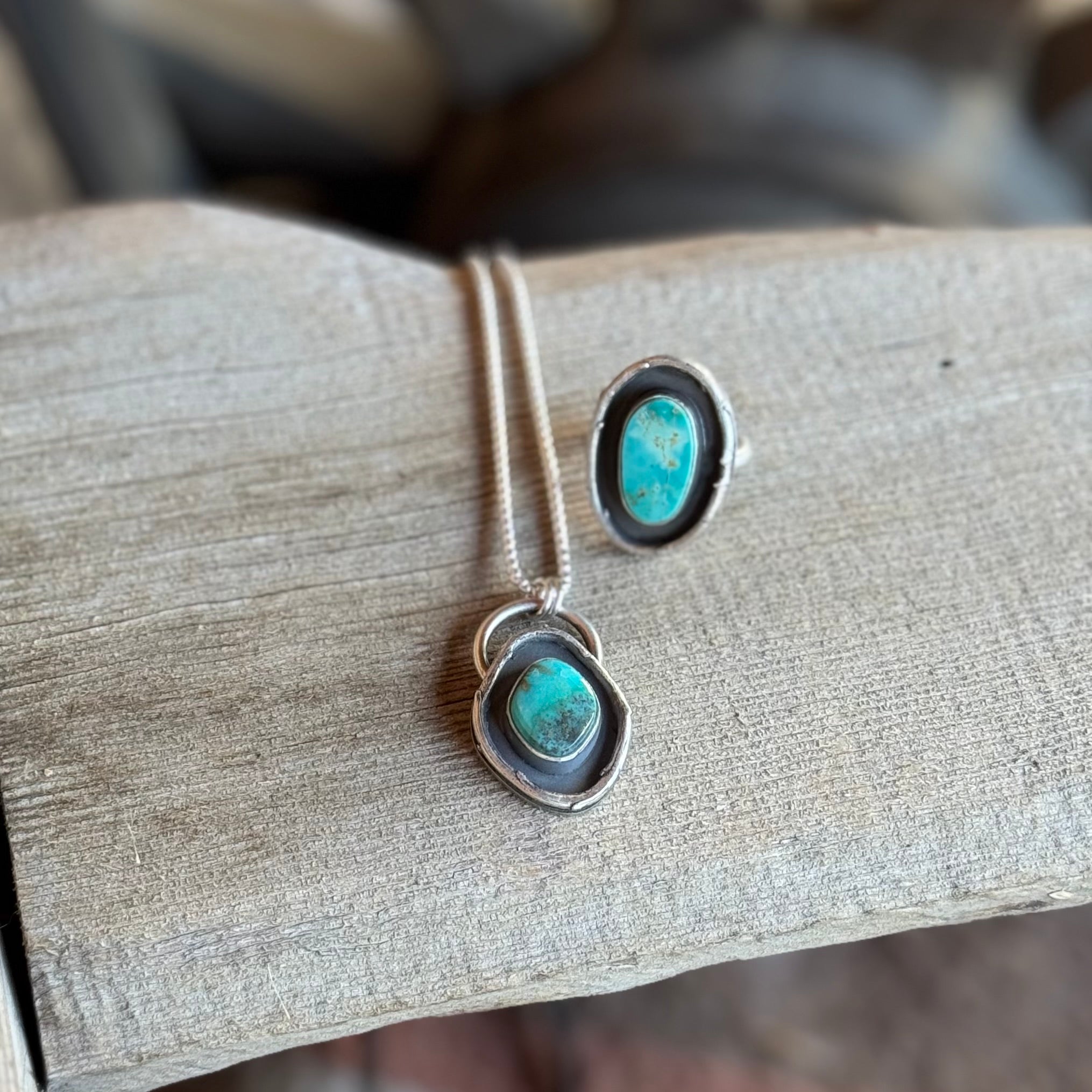 Sage and Sky Necklace