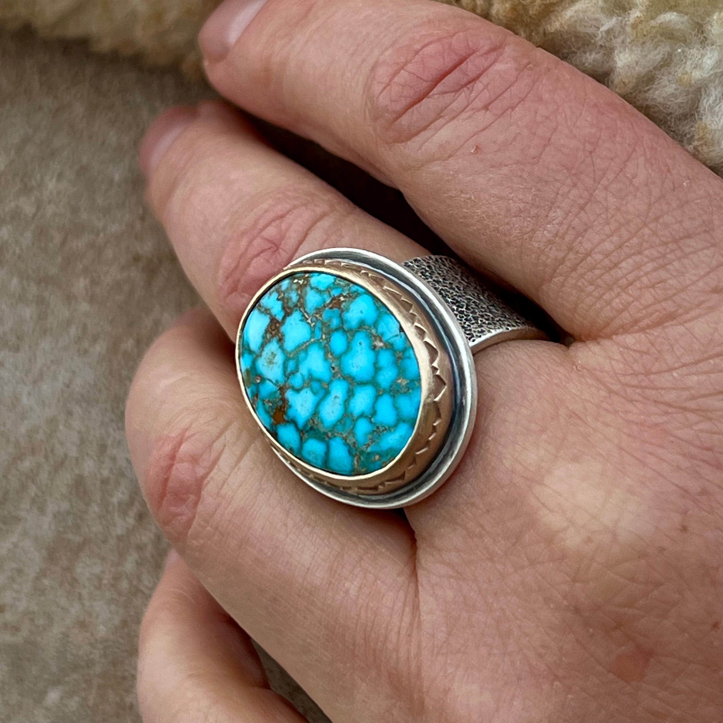 Spiderweb Kingman Turquoise