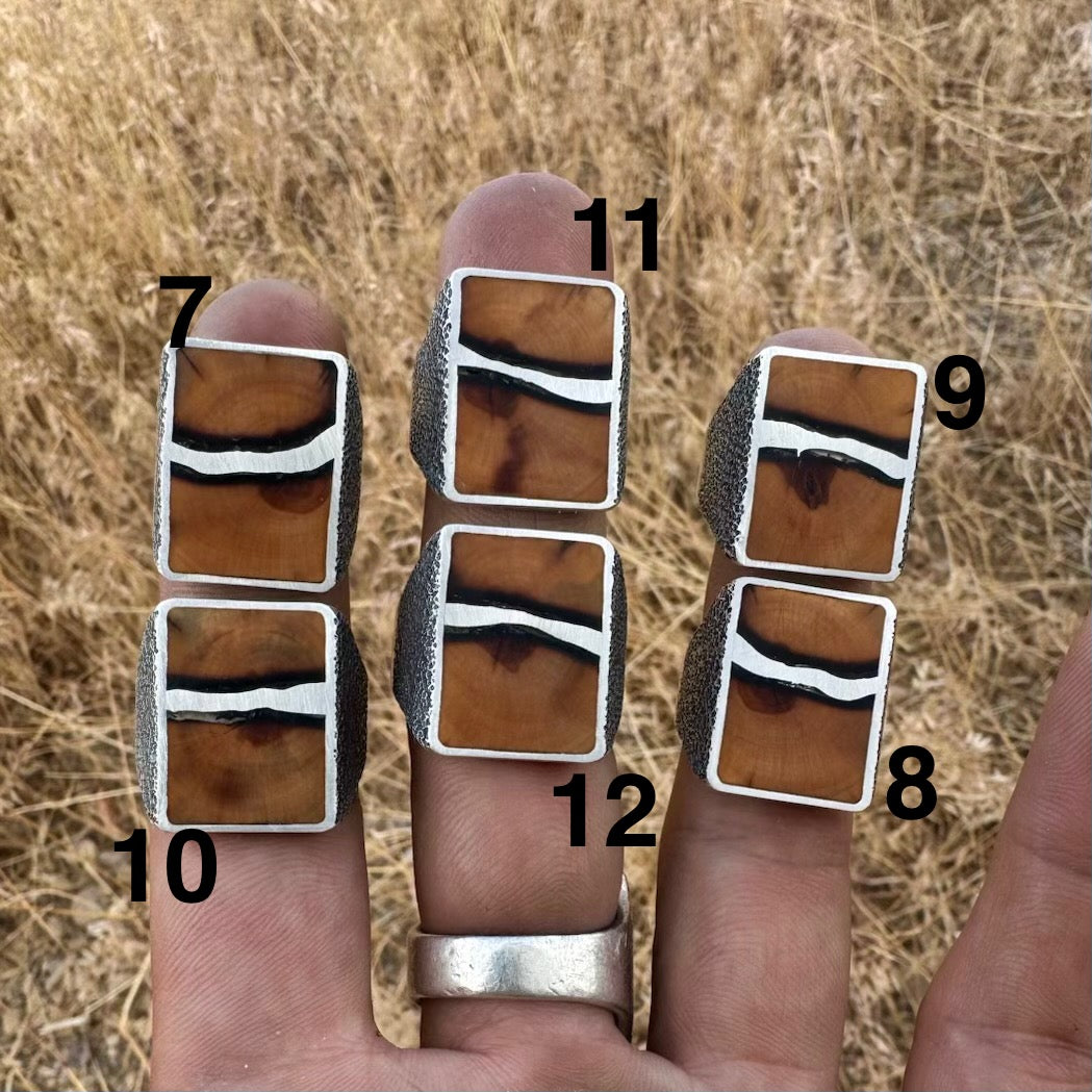 Wood Kintsugi Ring