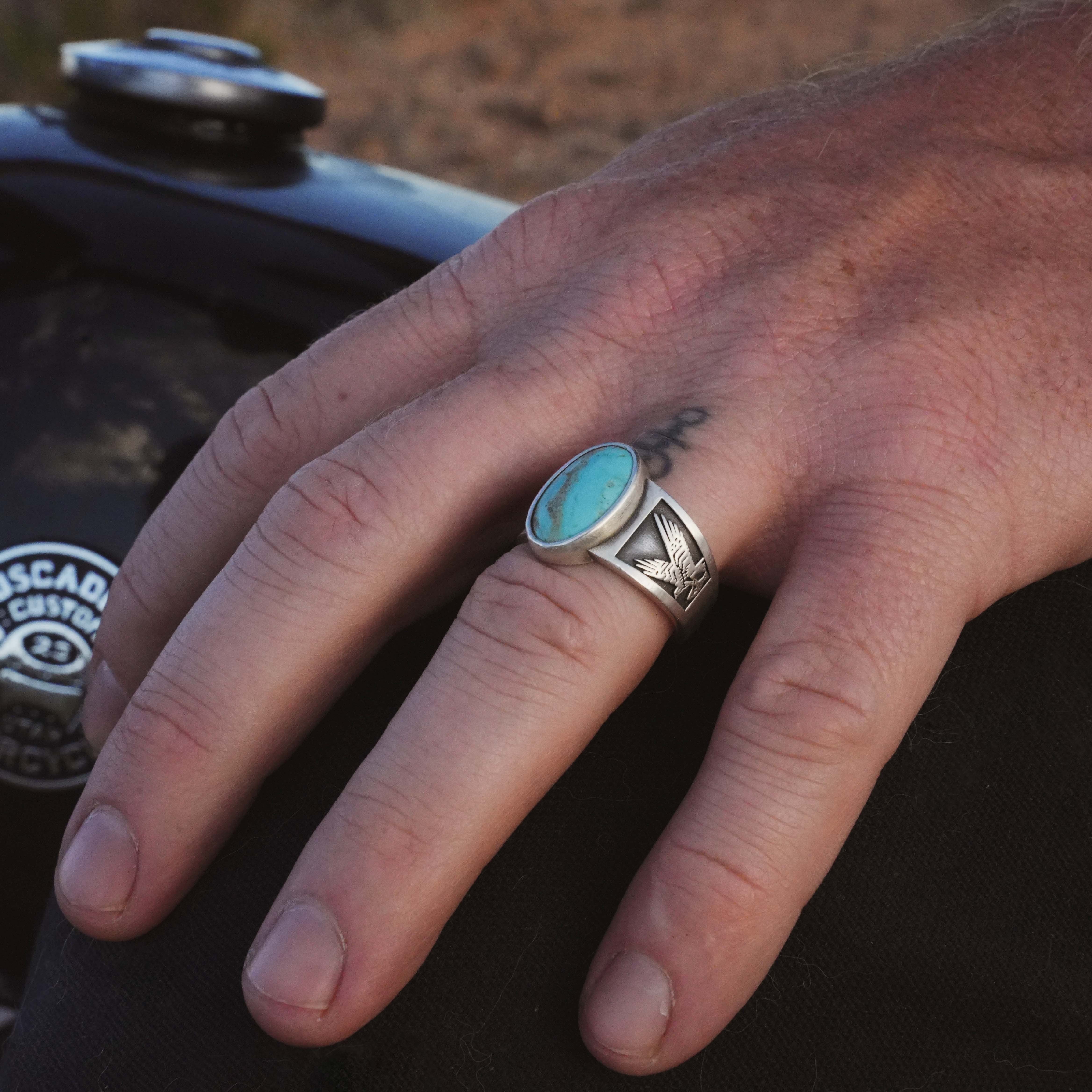 Skybound Turquoise Ring