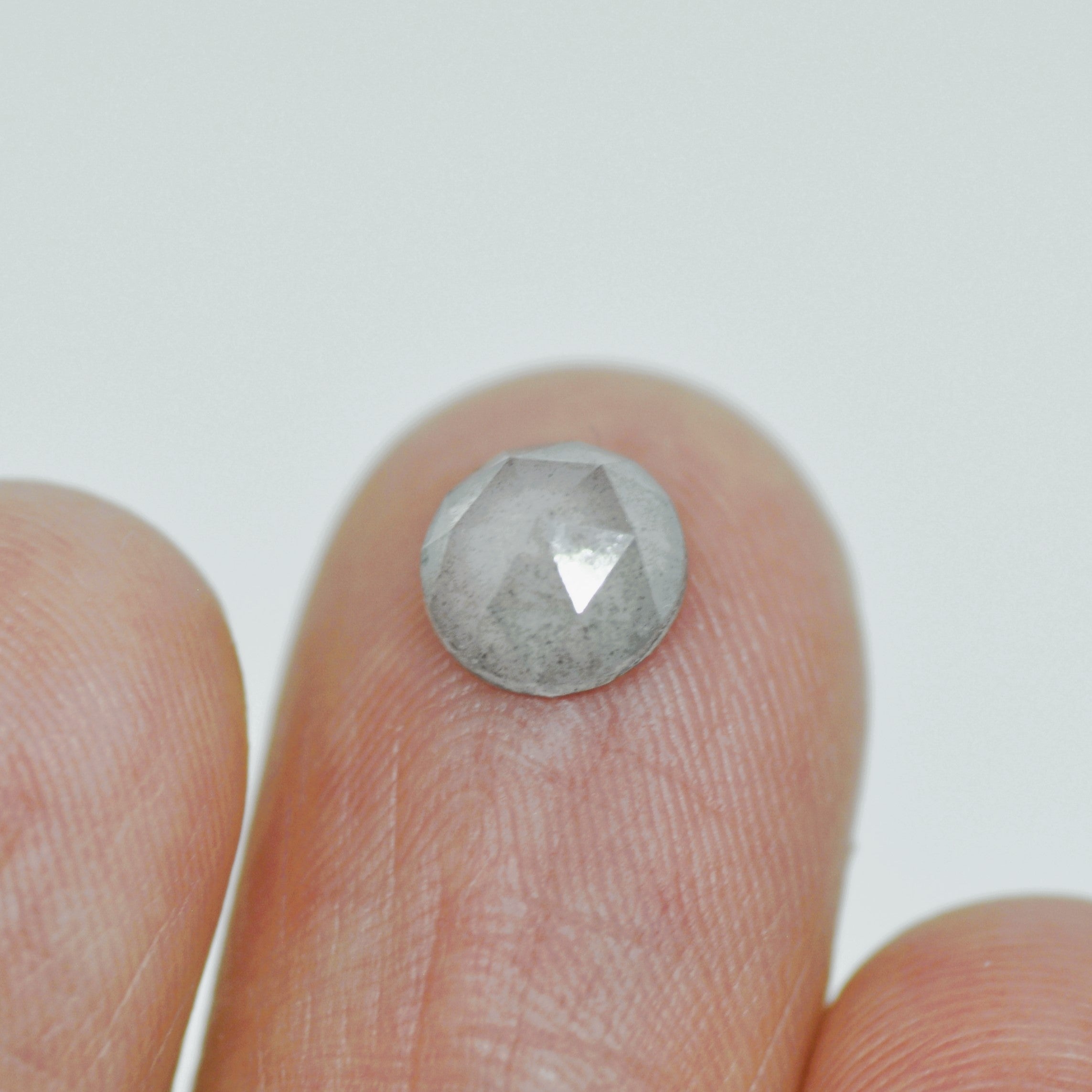 1.65 CT Salt and Rose Cut Pepper Diamond