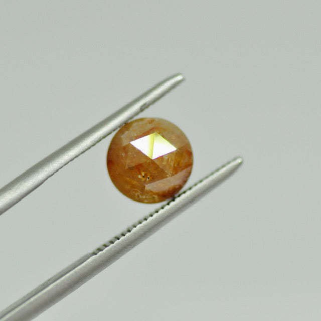 1.55 CT Salt and Pepper Rose Cut Diamond