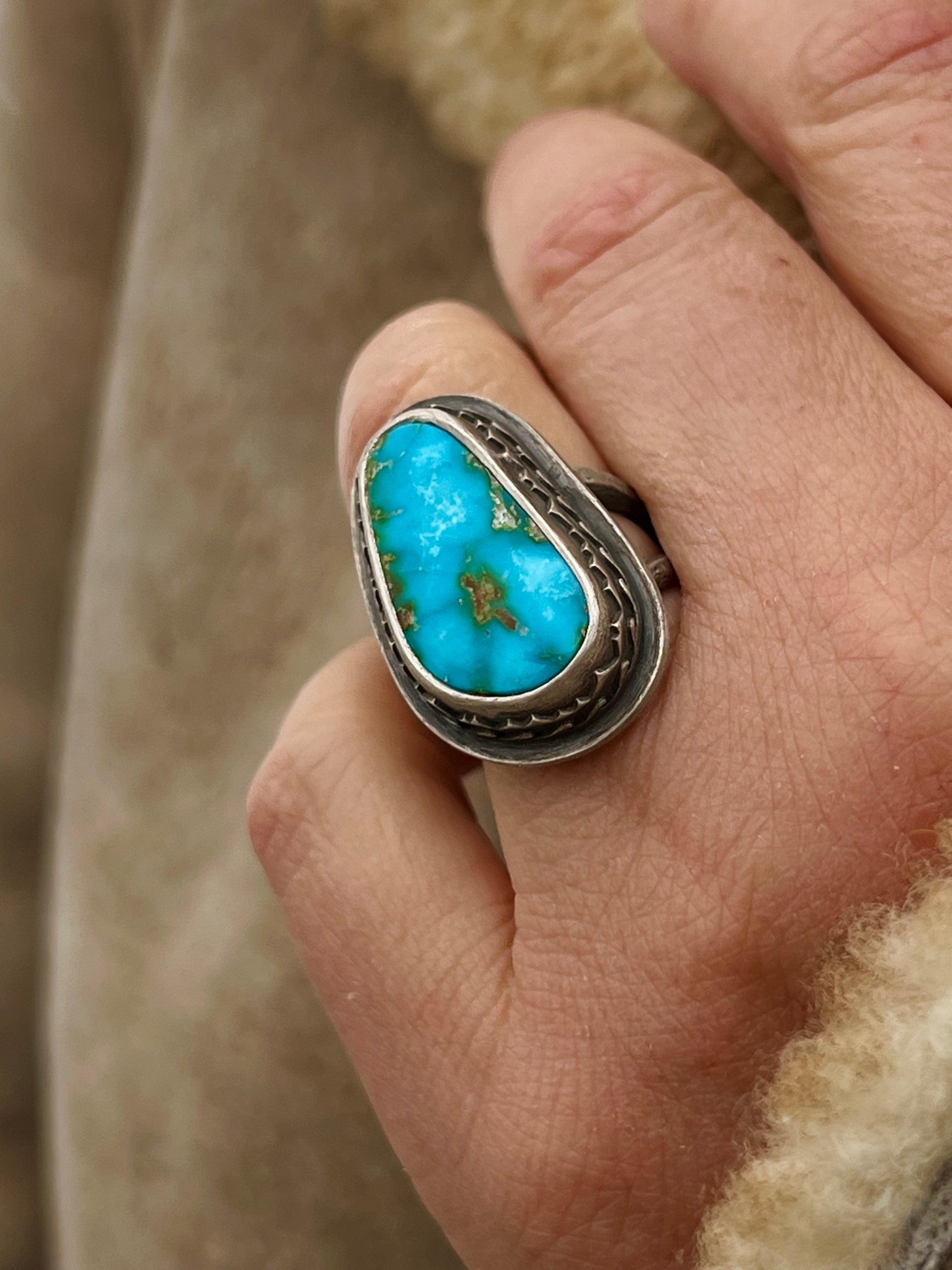 Sonoran Gold Turquoise Ring