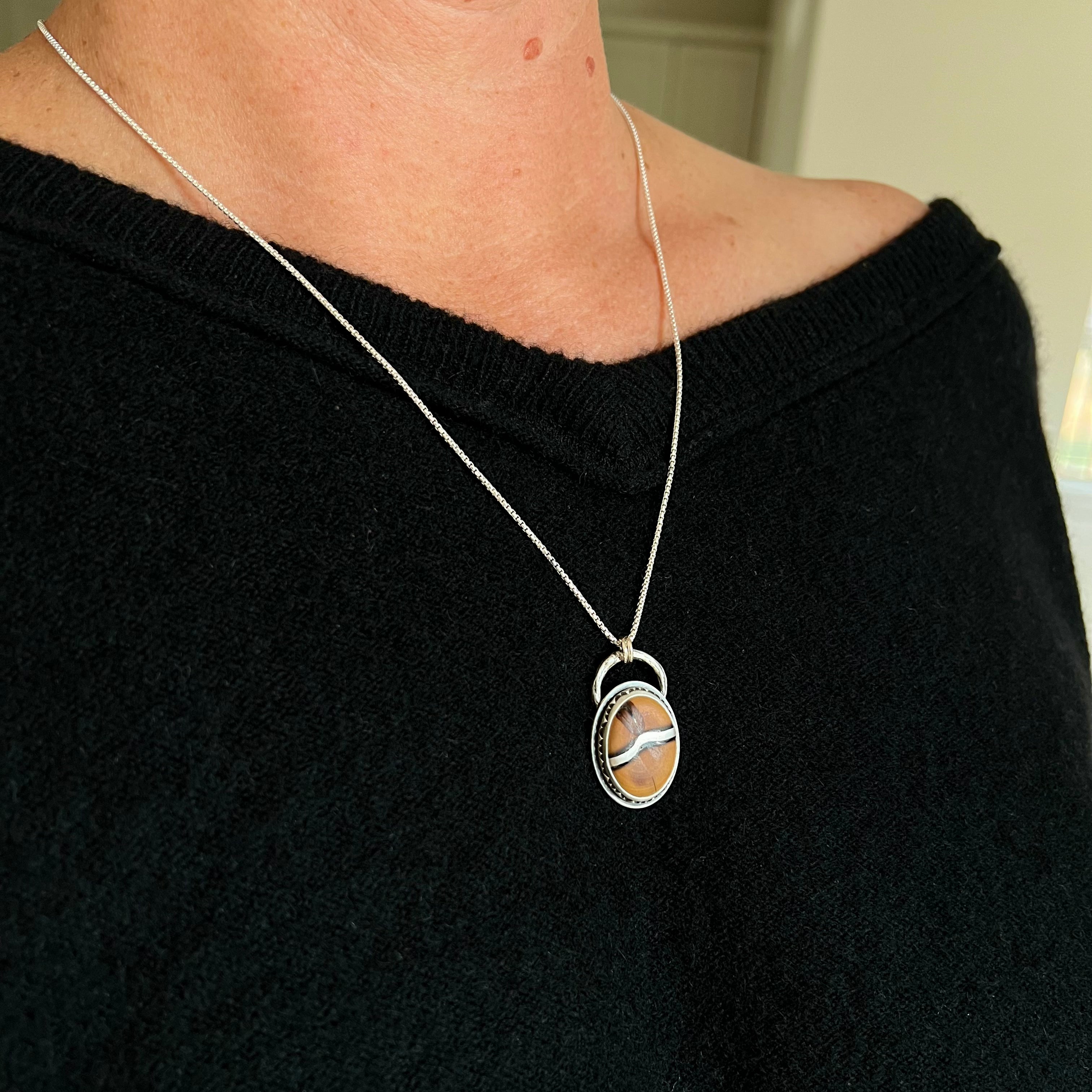 Wood Kintsugi Necklace