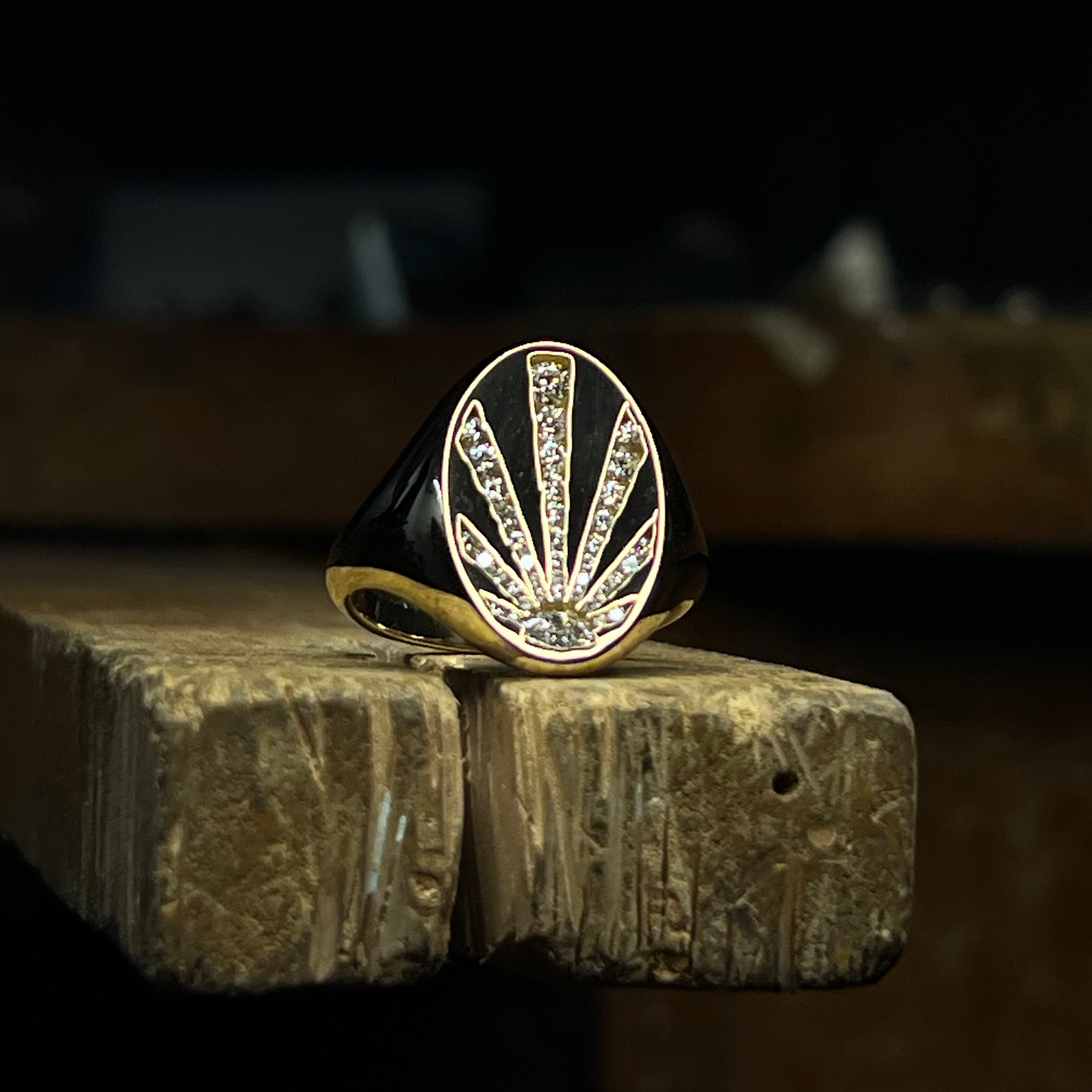 Diamond Sunray Ring