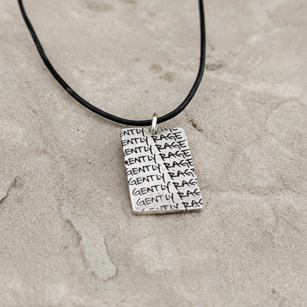 Gently Rage Dog Tag